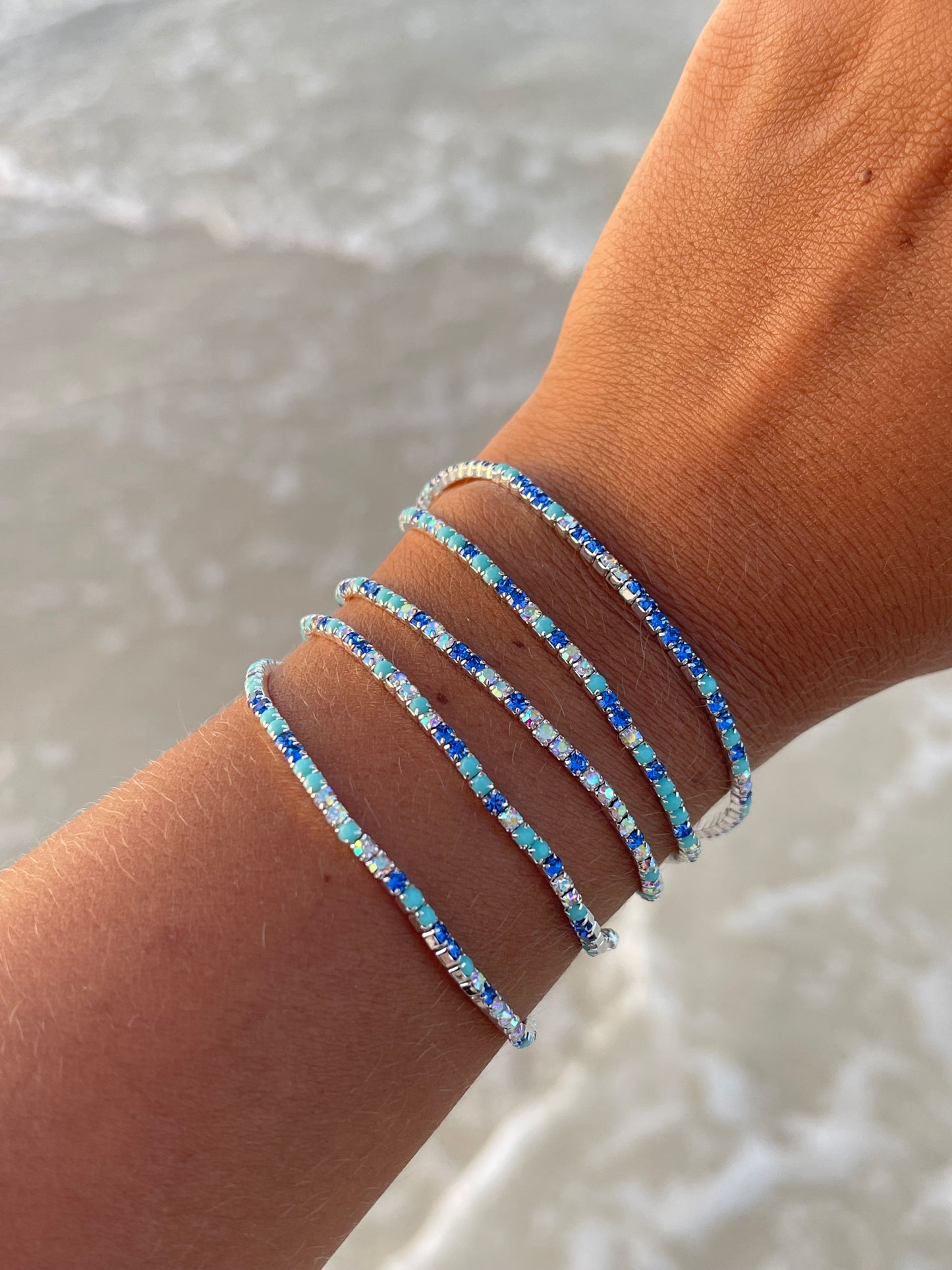 Stretchy Tennis Bracelets (Sold in Ones)