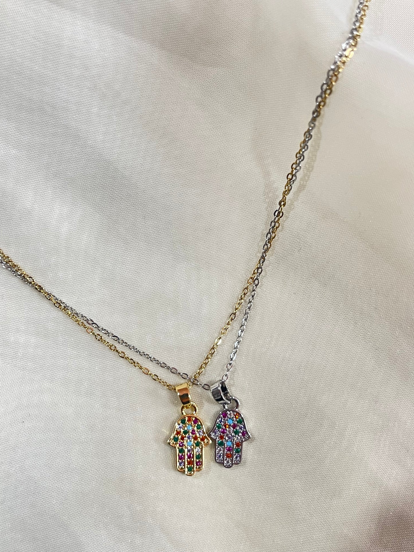 Evil Eye Necklace (Stainless Steel)