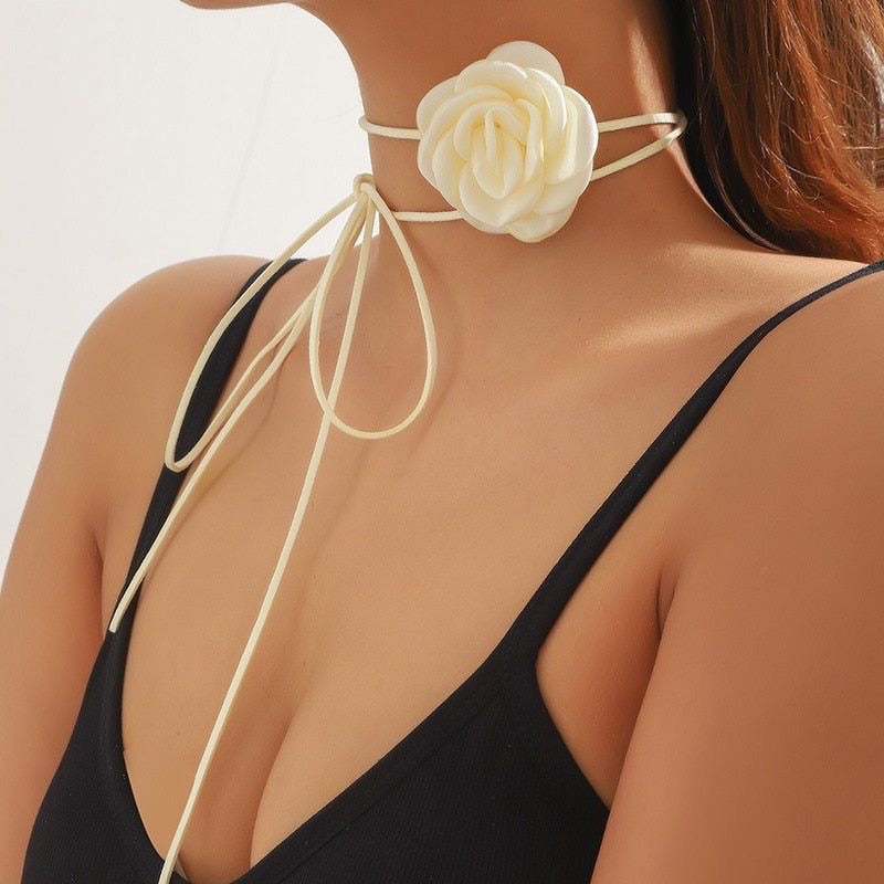 Rose Choker Necklace🌹✨