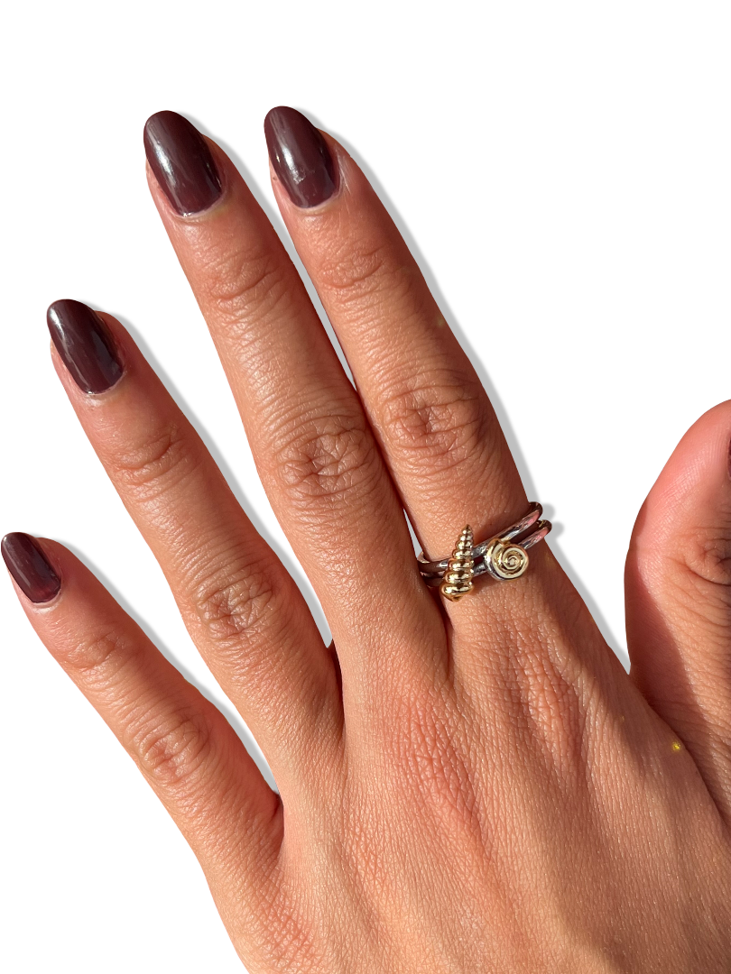 Summer Shells Gold Plated Ring - Exclusive
