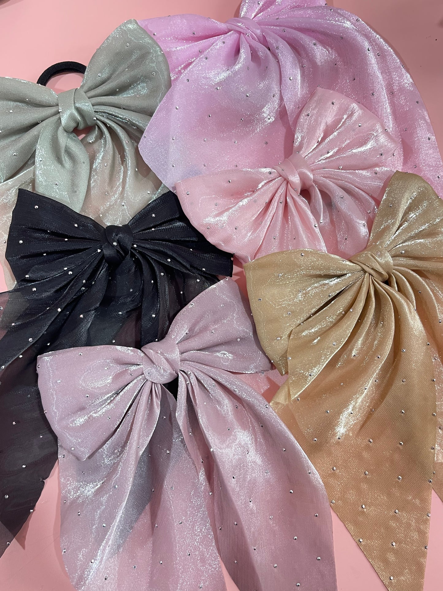Sparkles Bow Hair Tie