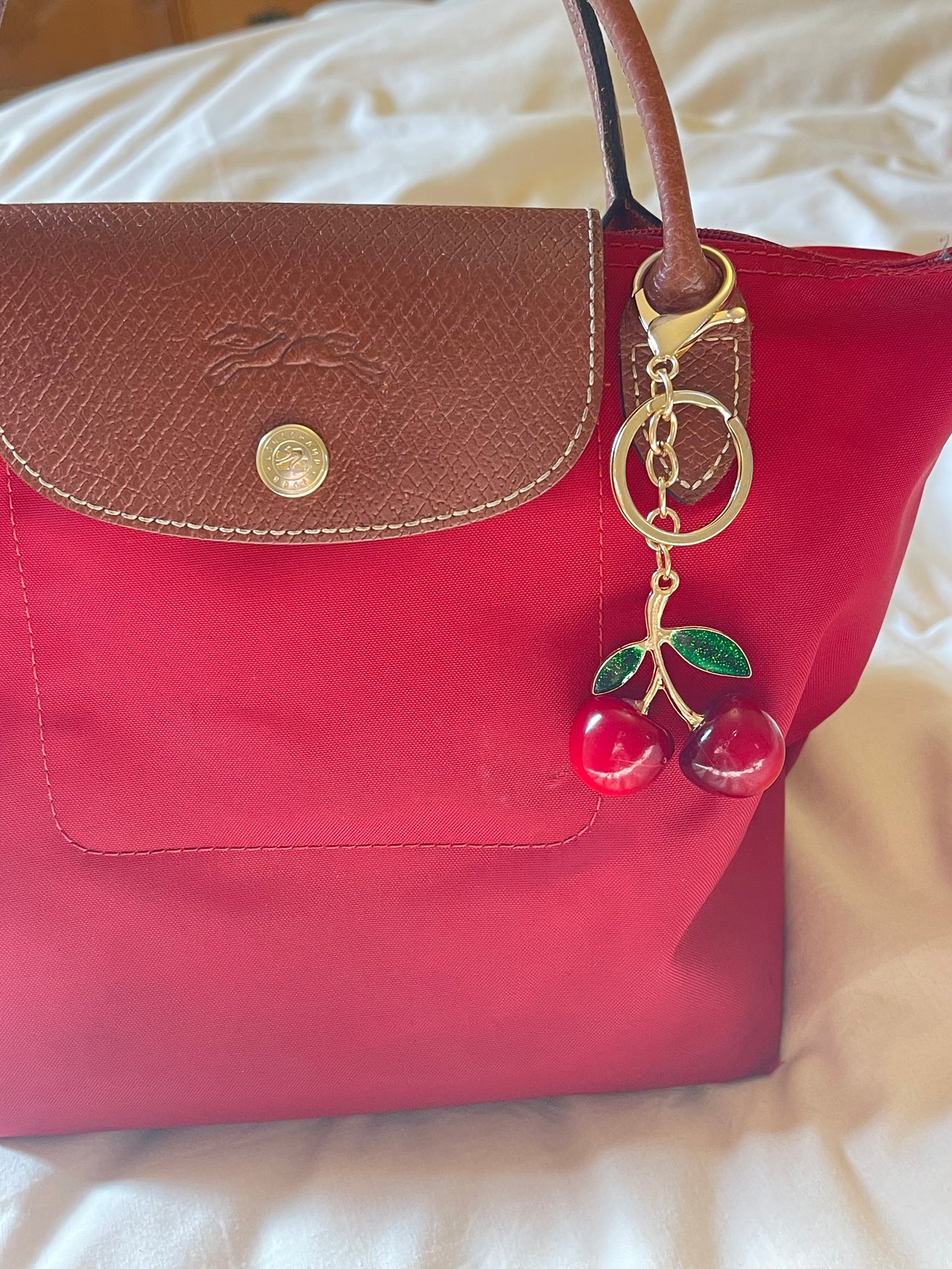 Iconic Cherry Keychain🍒🌟
