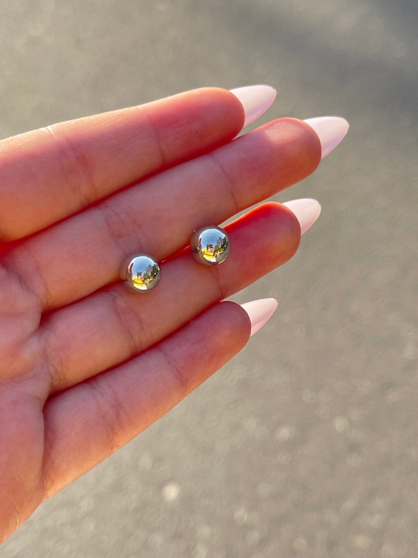 Mini Dot Stud Earrings