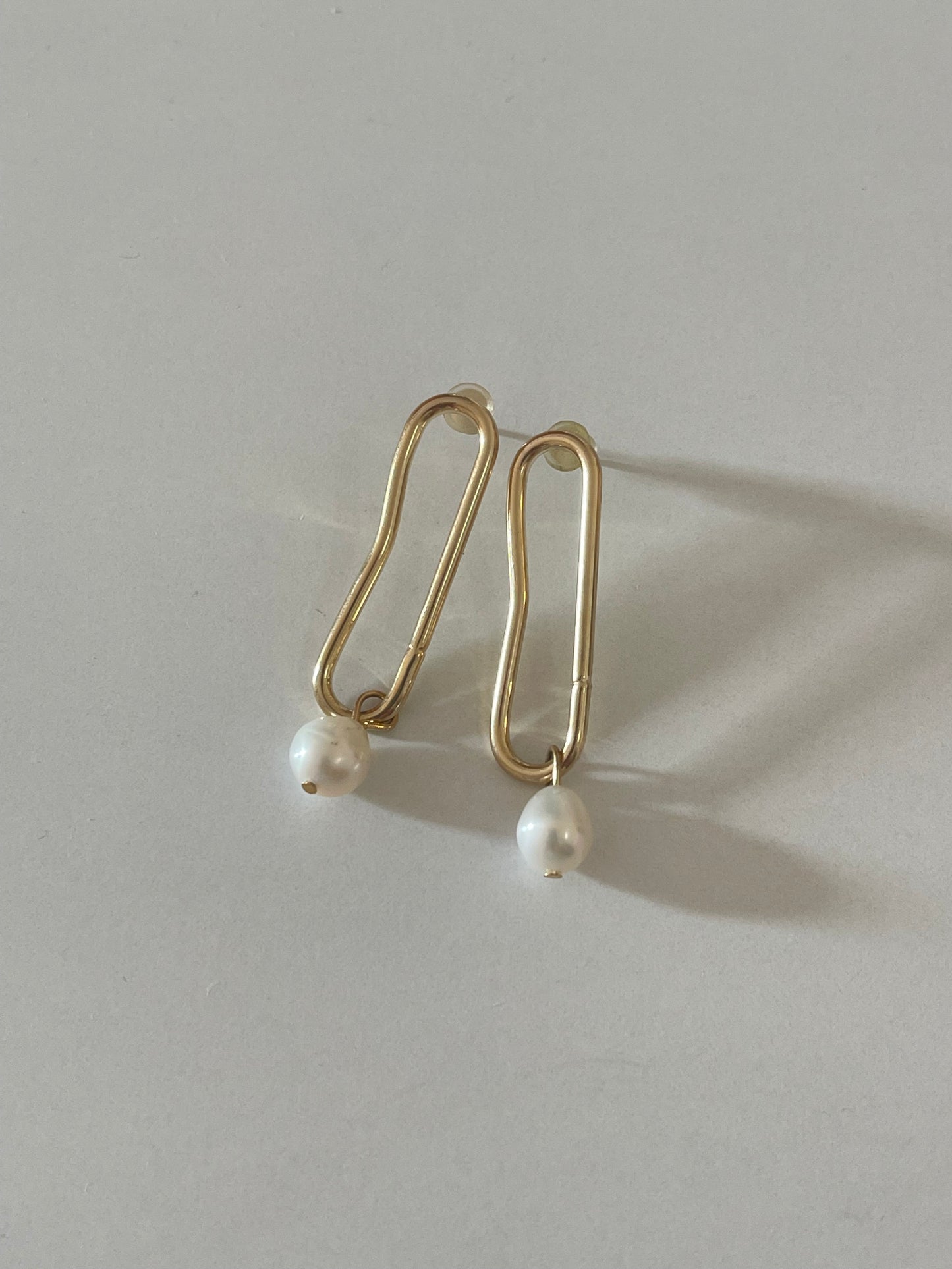 Statement Pearl Dangle Earrings