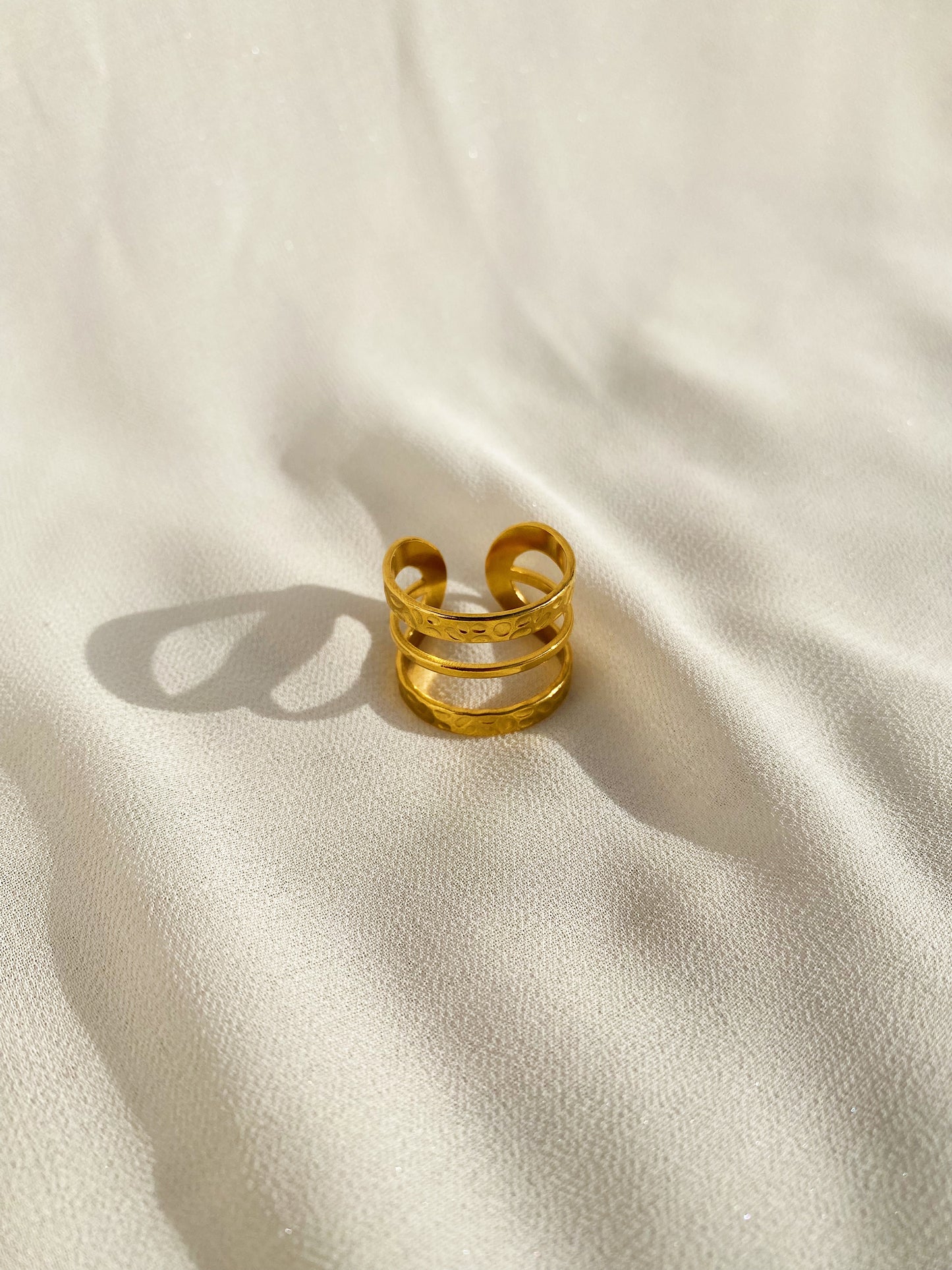 Triple Statement Ring (Stainless Steel)