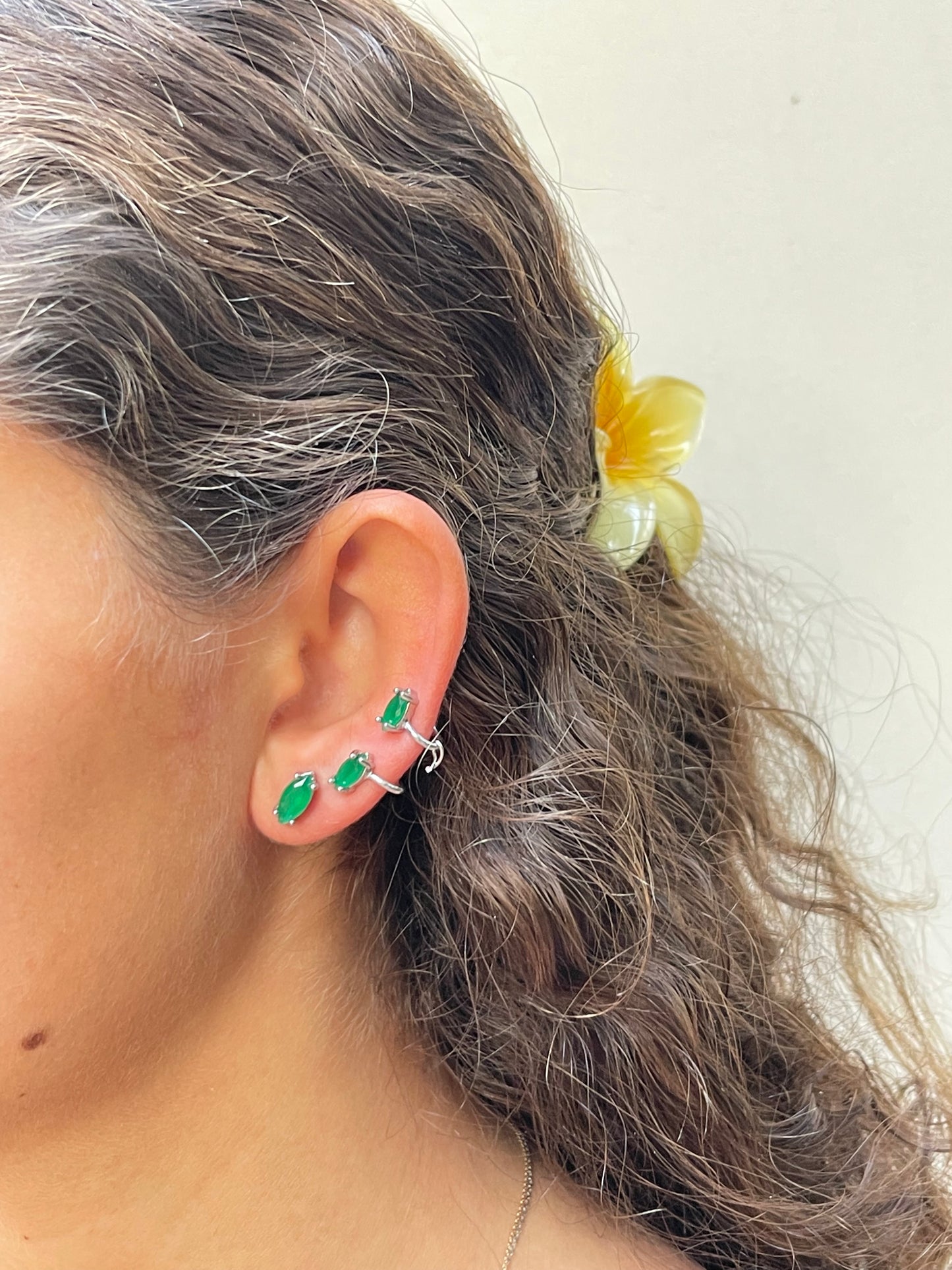 Emerald Green Ear Cuff