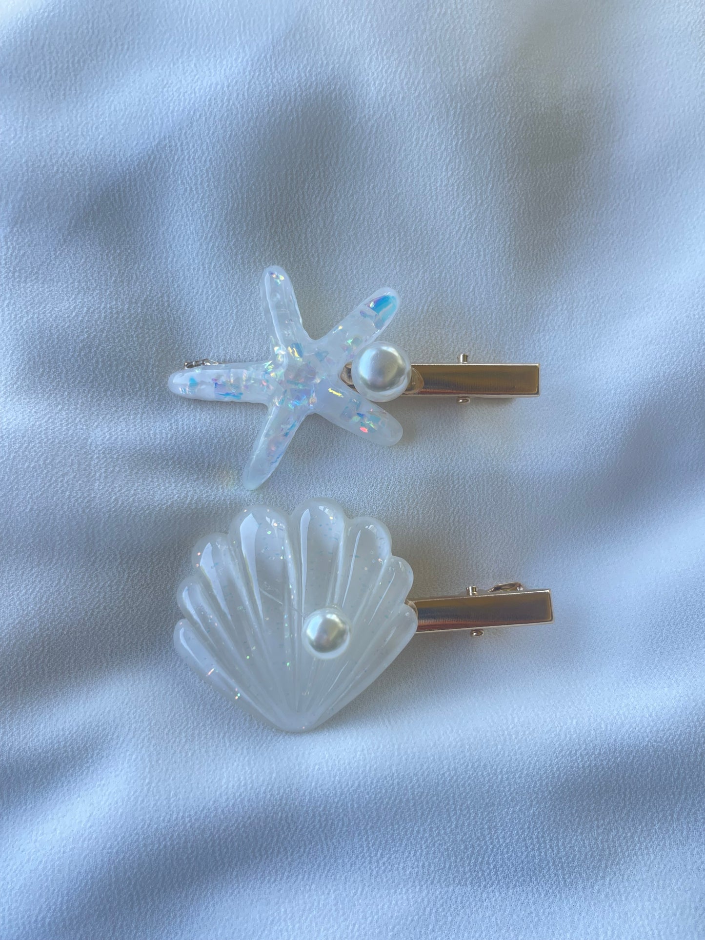 Seaside Summer Hair Pins🌊🤍✨