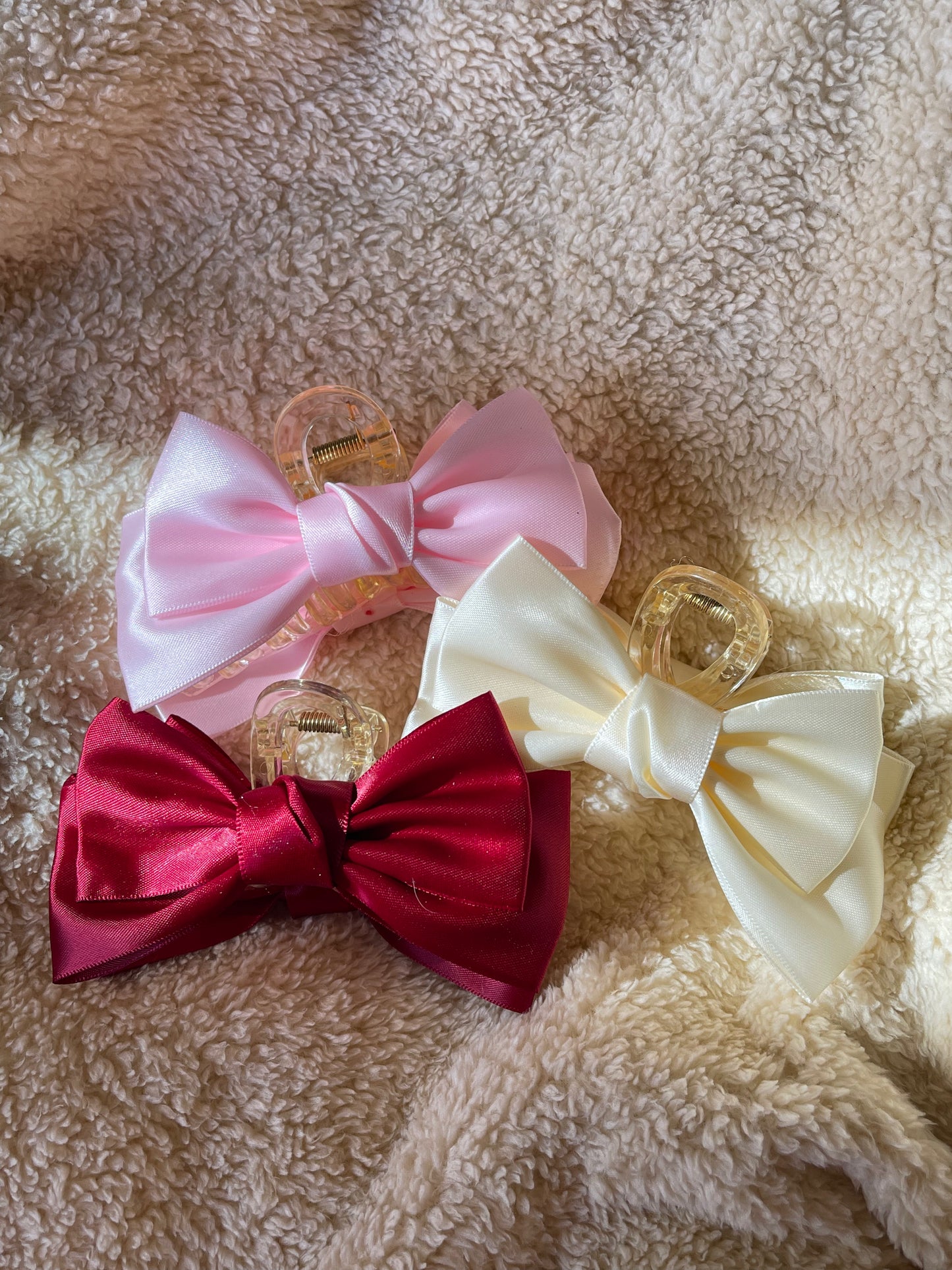 Festive Bow Tie Claw Clip