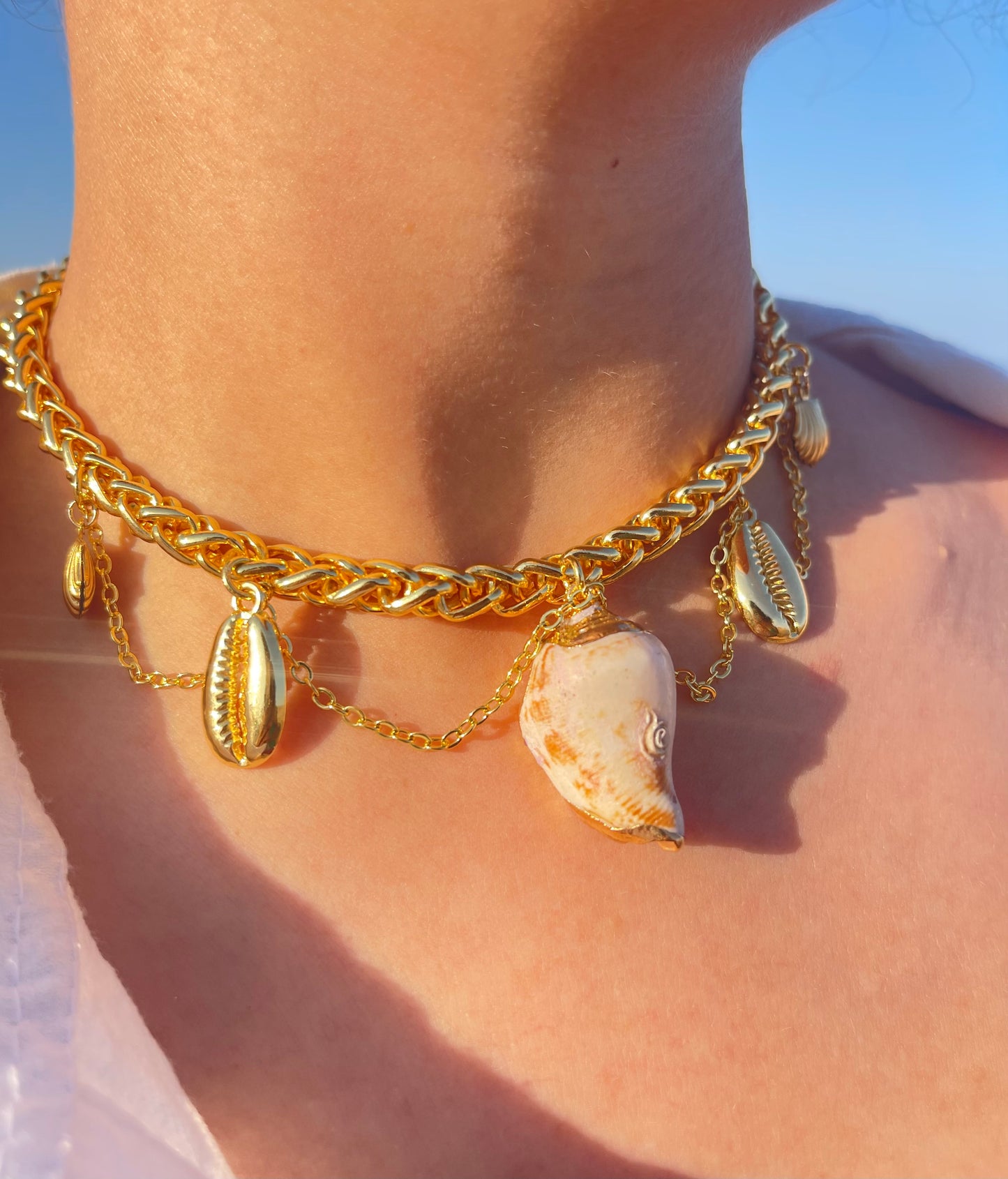 Summer Feels Charm Necklace (Gold Plated)