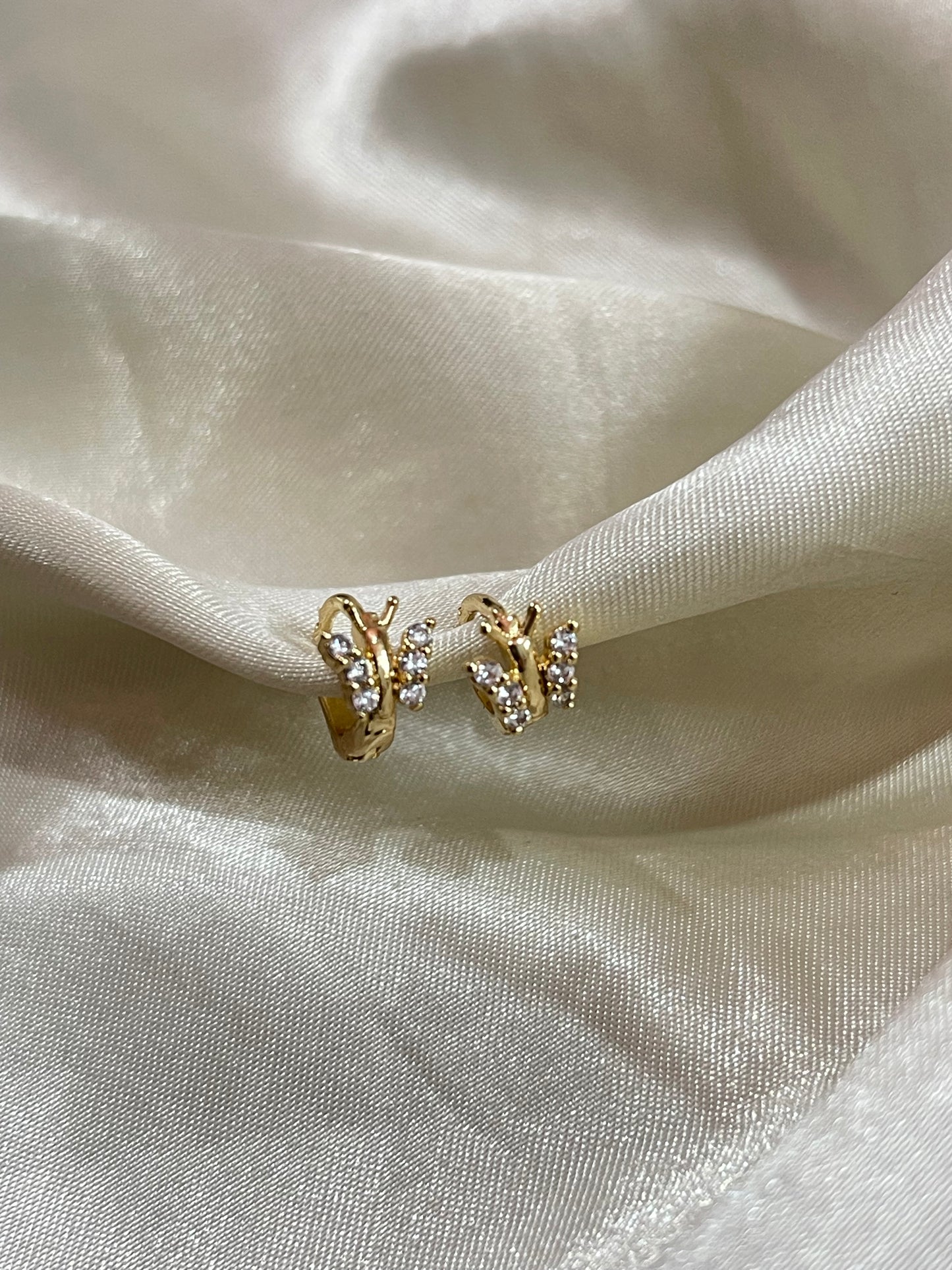 Mini Butterfly Hoops