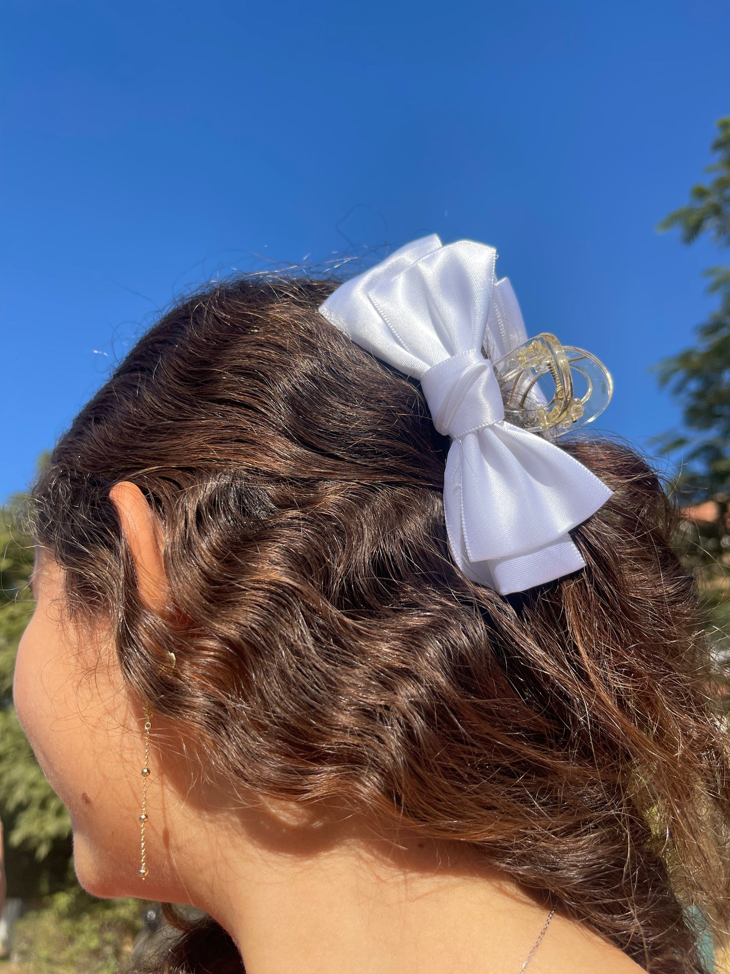 Festive Bow Tie Claw Clip