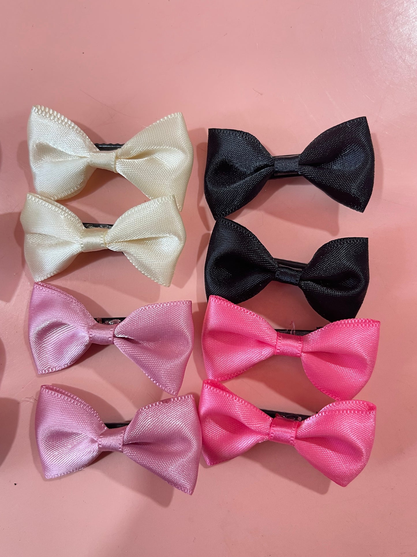 Mini Bow Tie-Hair Clip- Pairs of 2