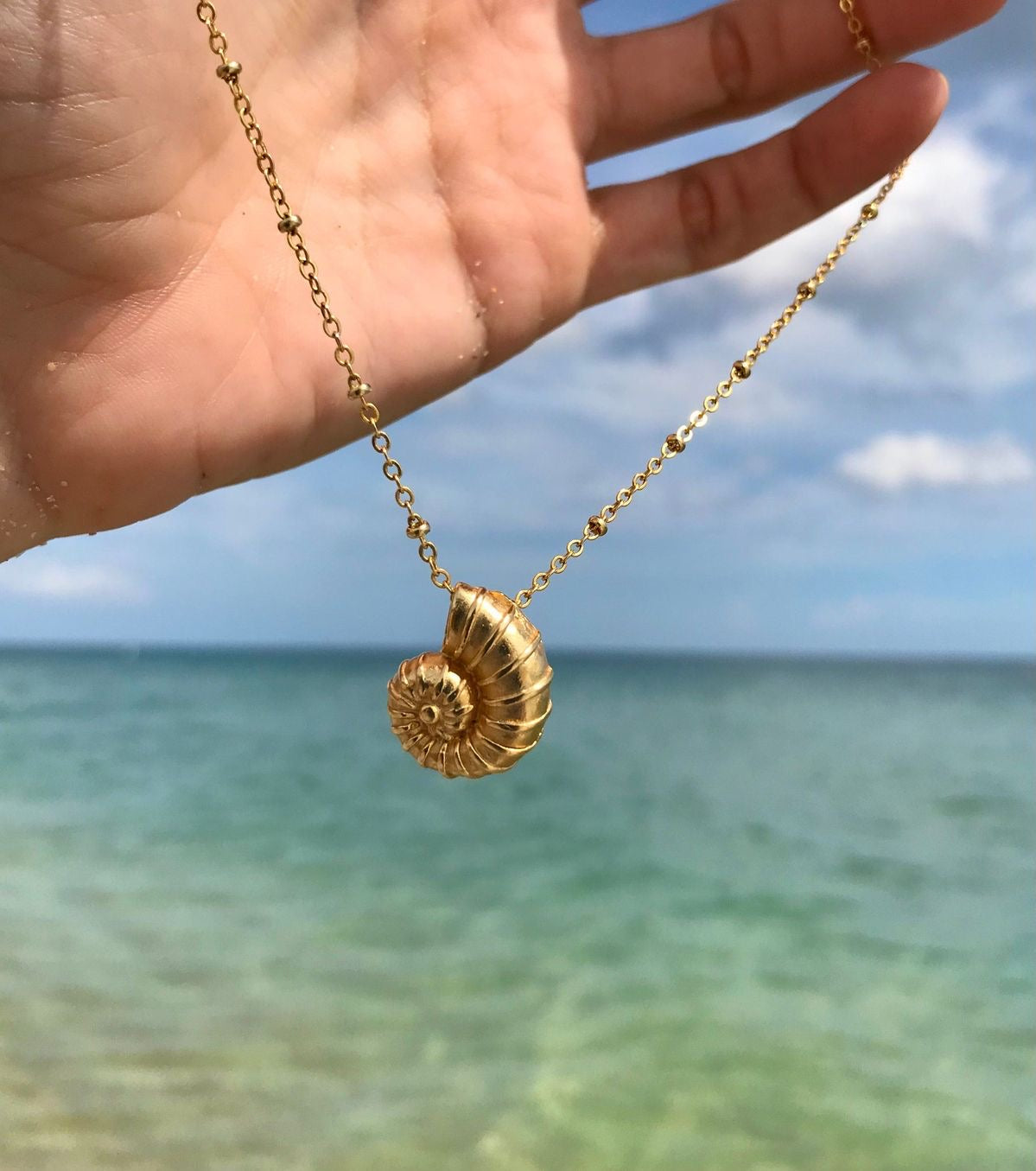 Seashell Necklace- Stainless Steel