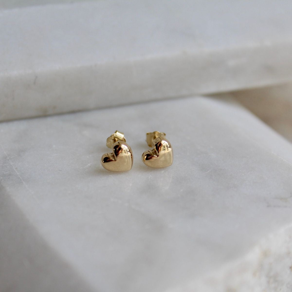 Mini Heart Stud Earrings