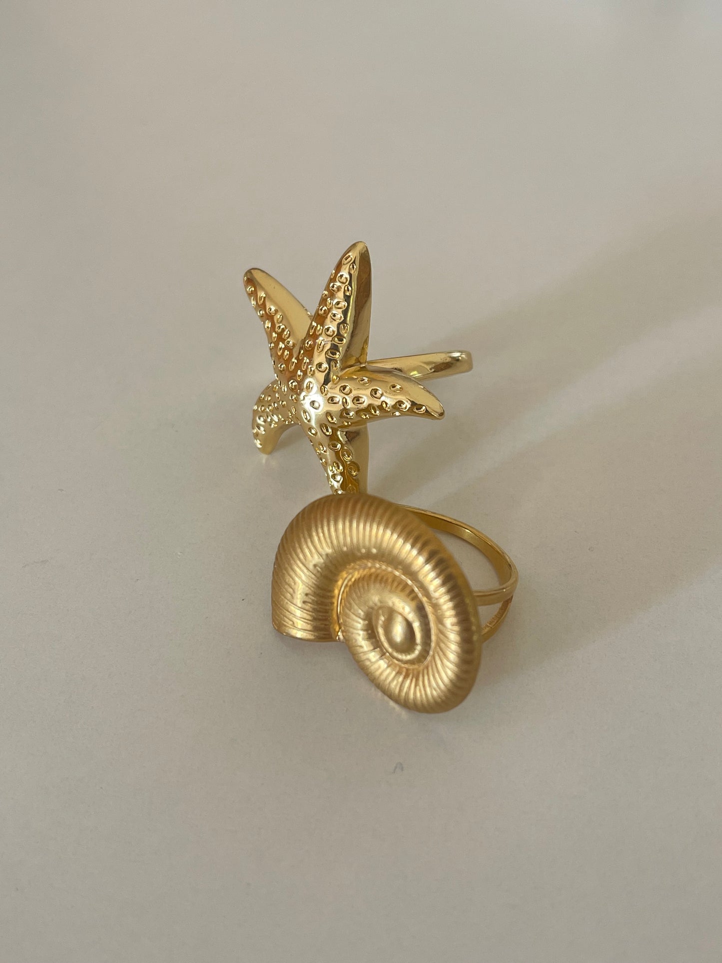 Statement Shell Ring (Stainless Steel)