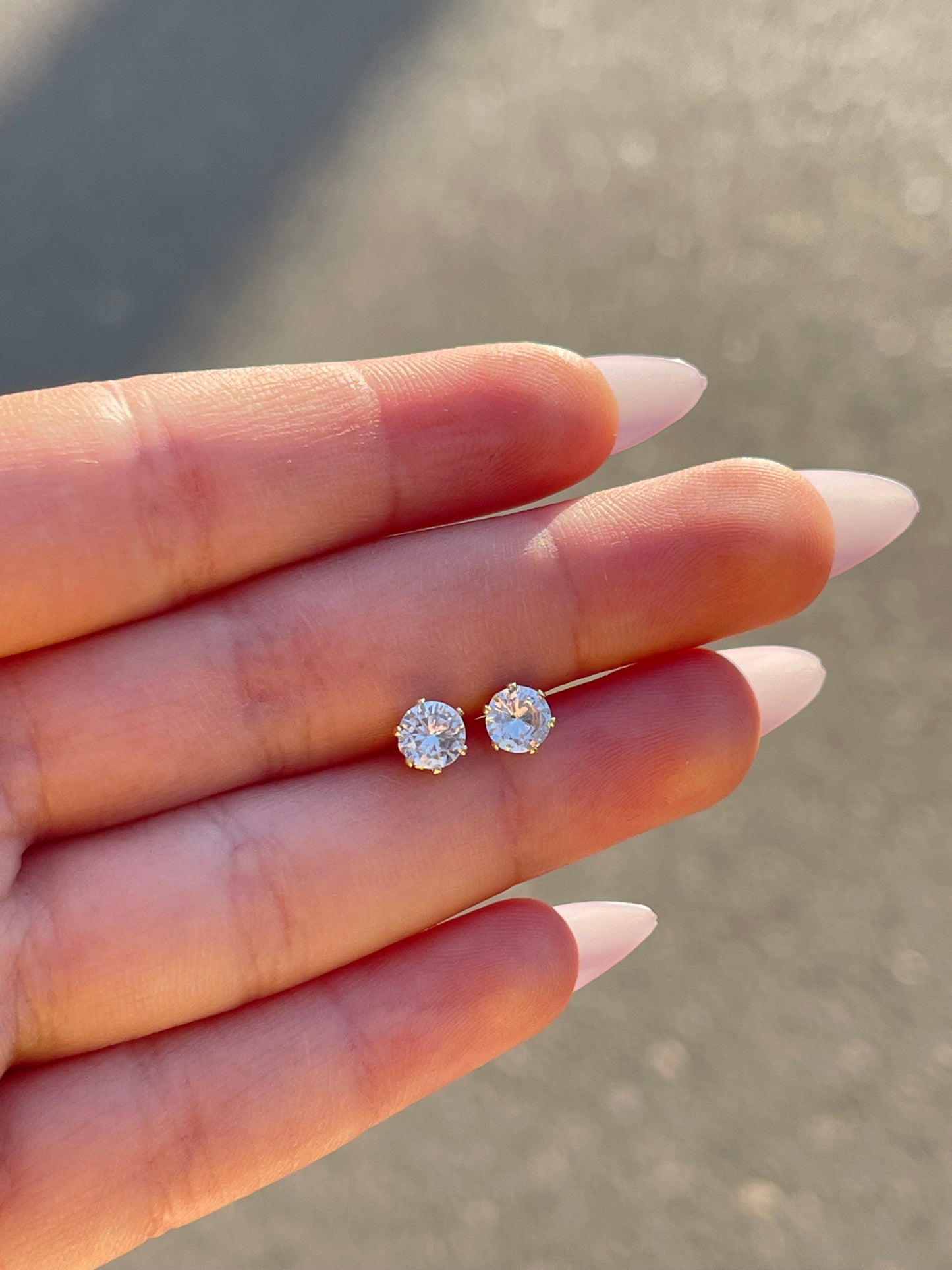 Mini Crystal Stud Earrings