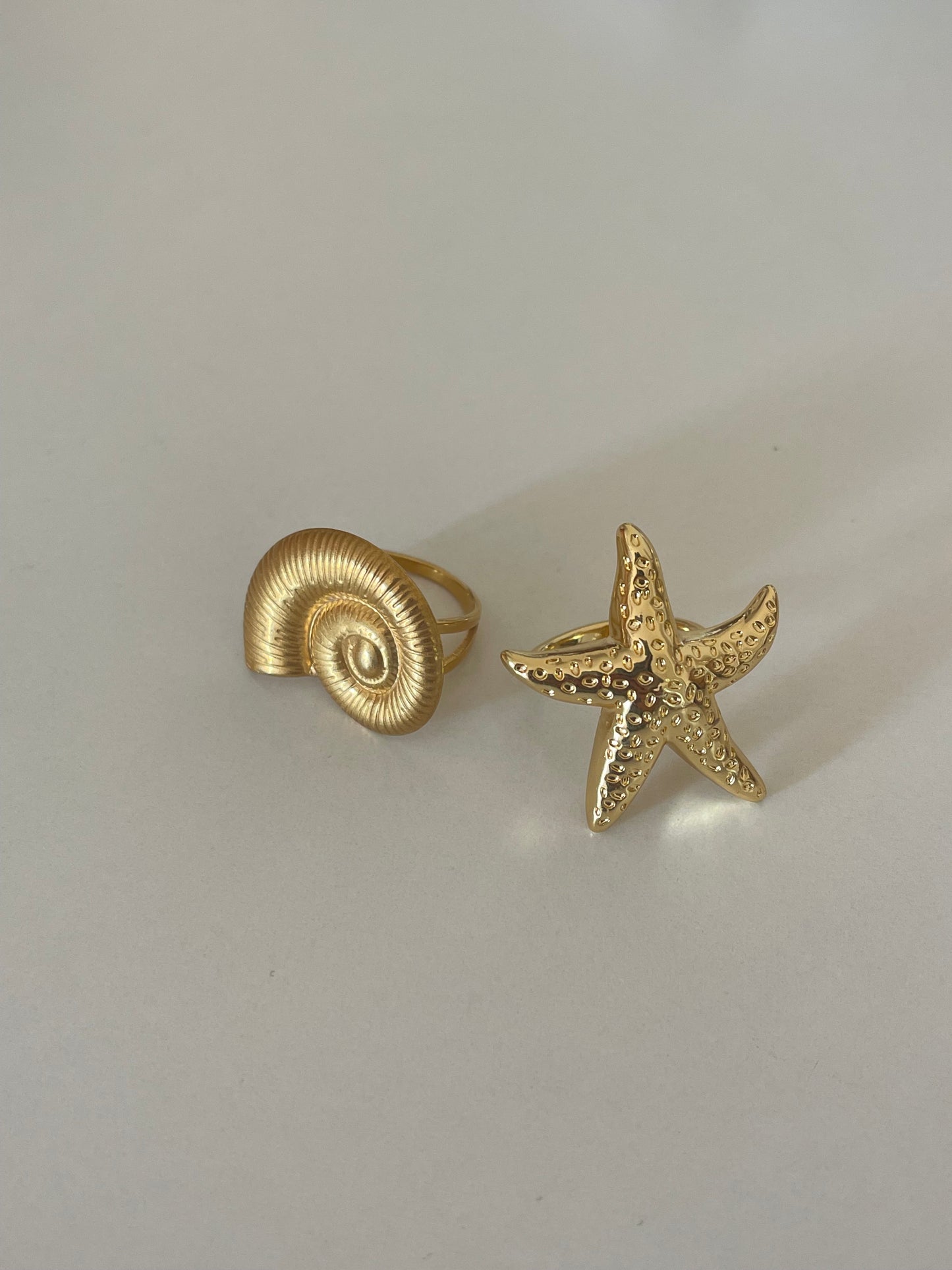 Statement Shell Ring (Stainless Steel)
