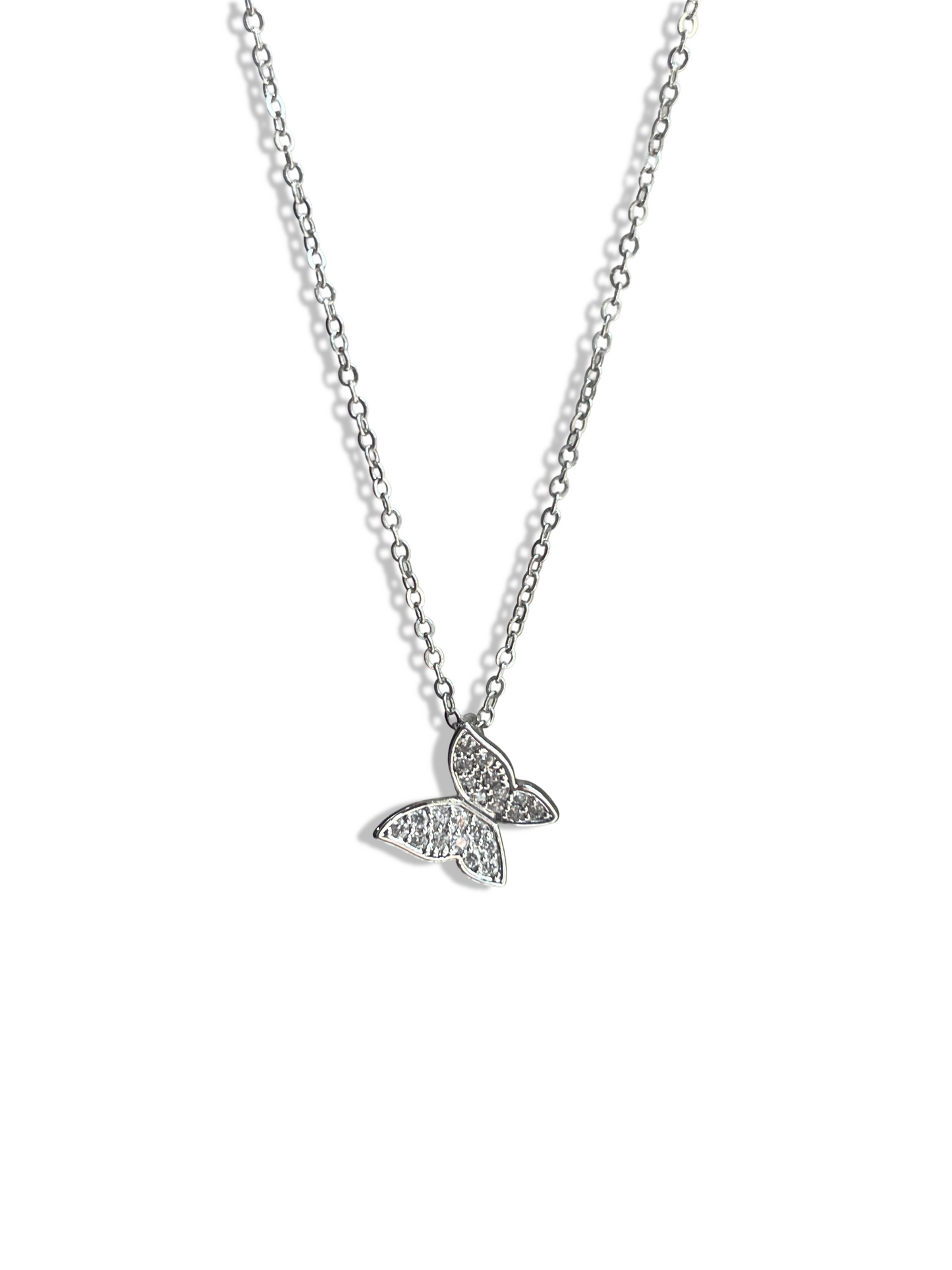 Silver Butterfly Necklace