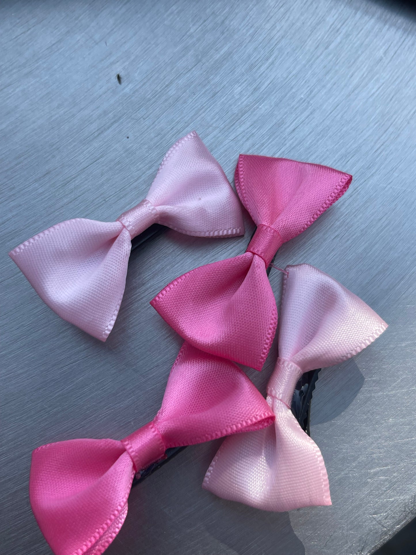 Mini Bow Tie-Hair Clip- Pairs of 2