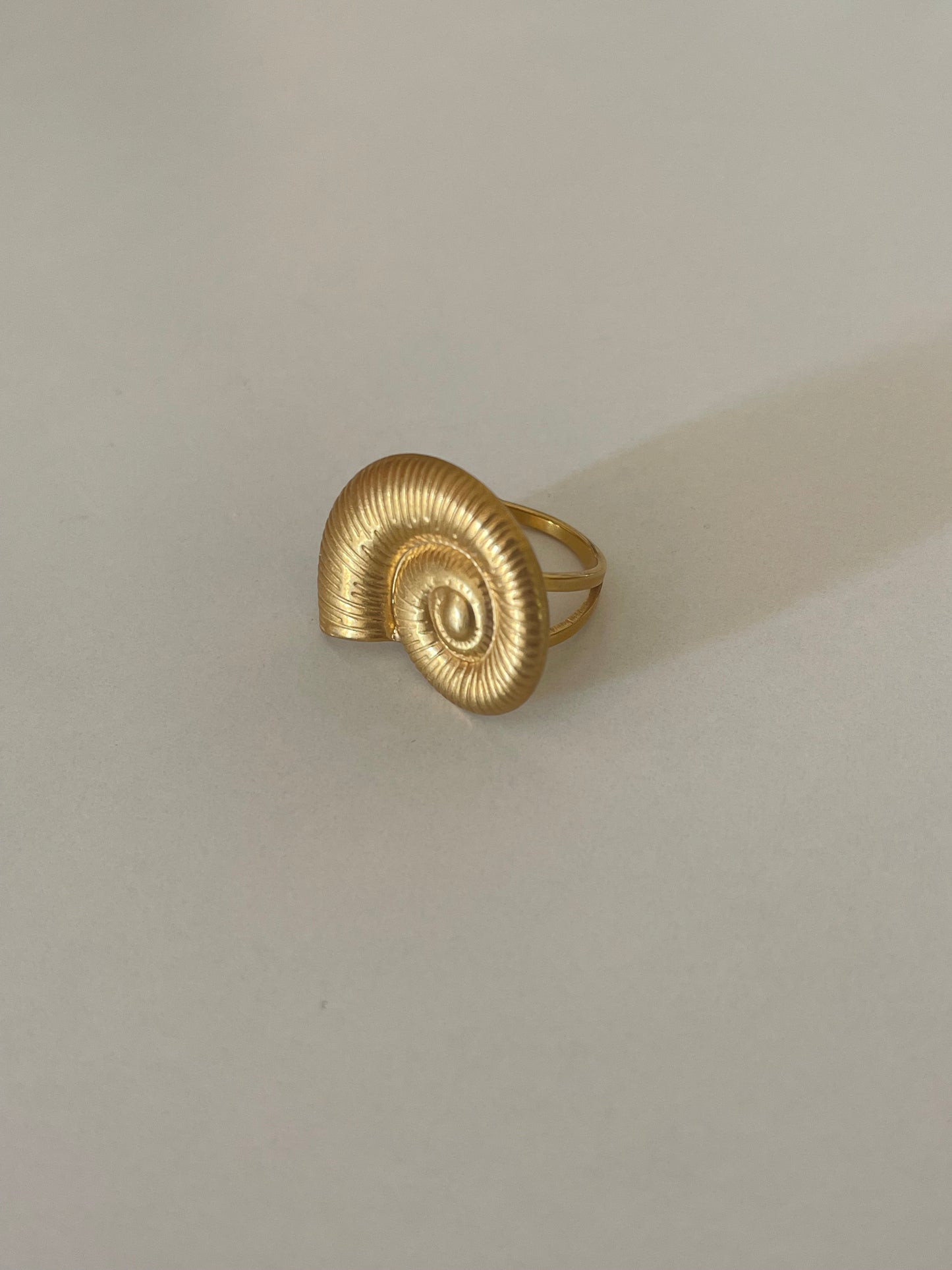 Statement Shell Ring (Stainless Steel)