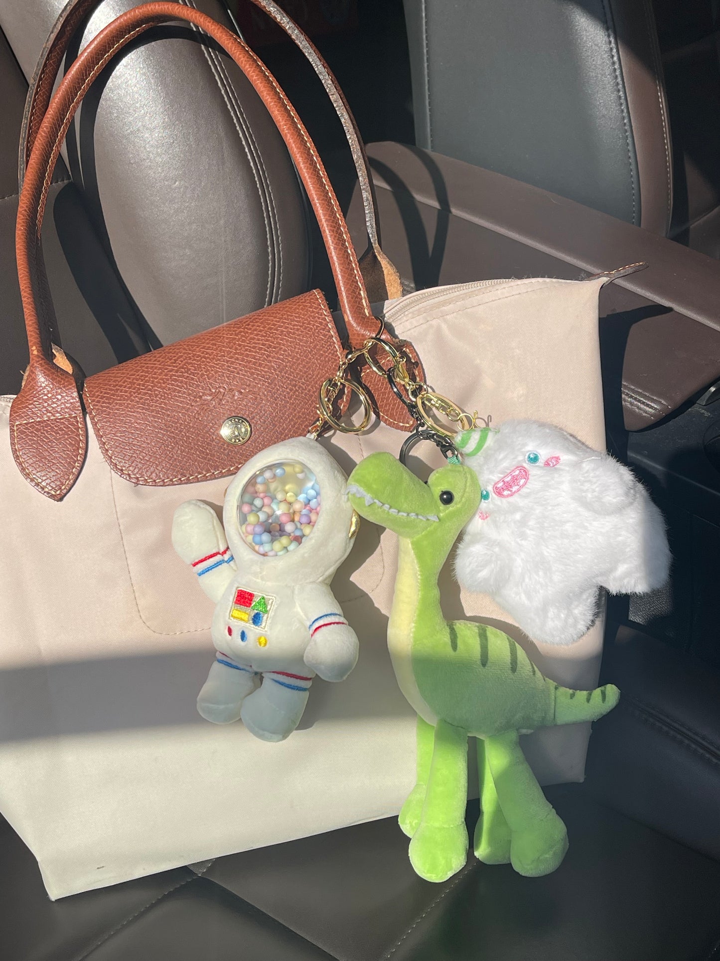 Silly Dinosaur Bag Charm