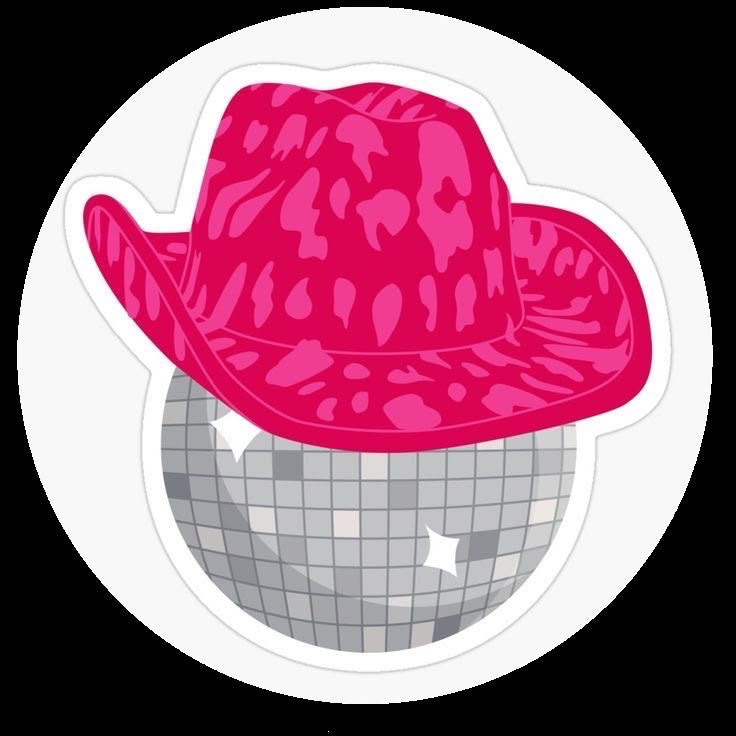 Disco Hat Sticker