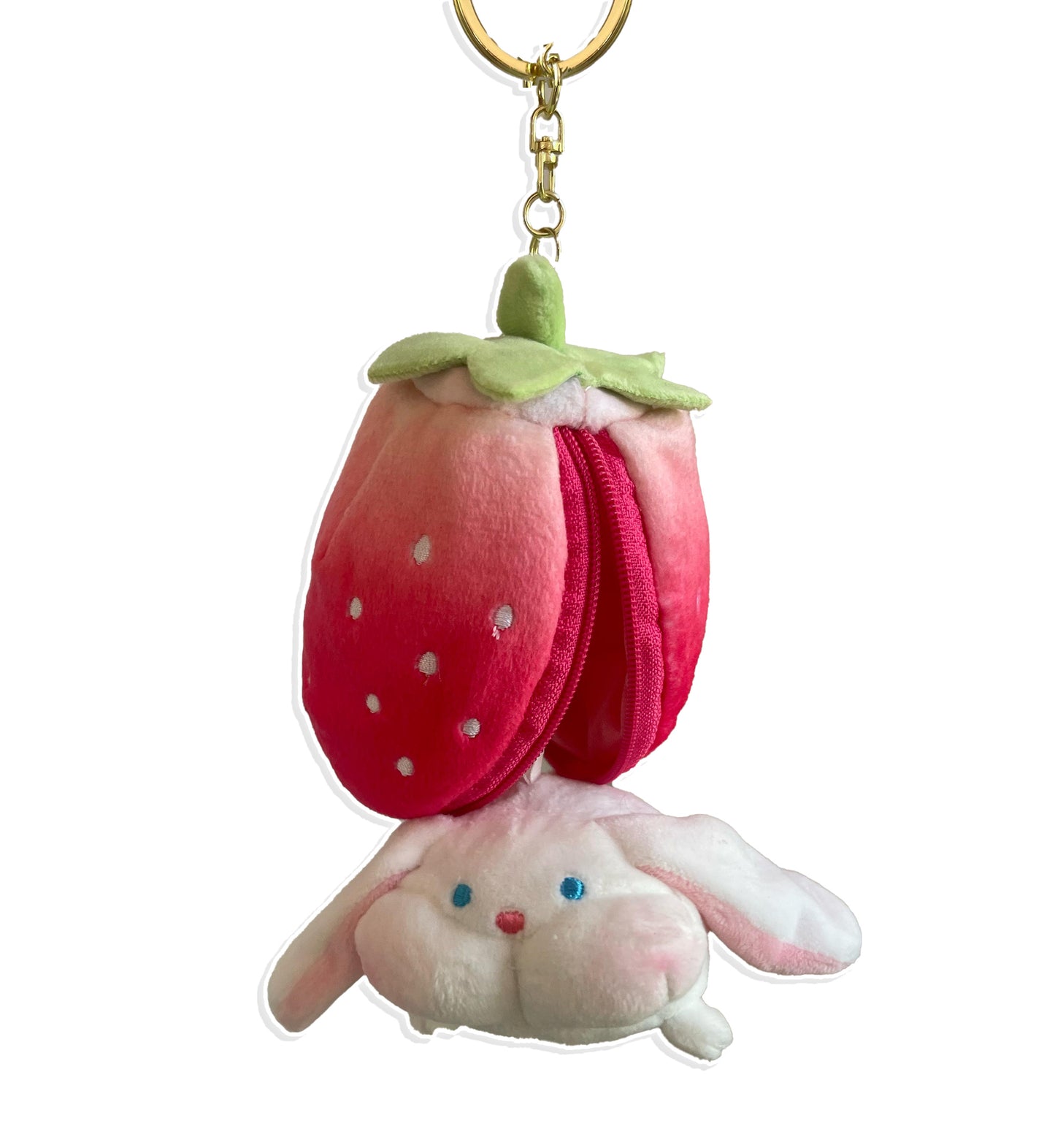 Strawberry/Bunny Bag Charm
