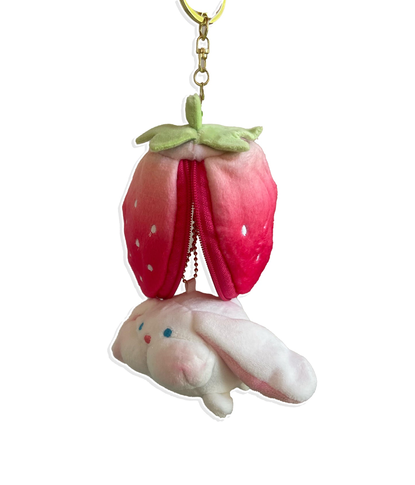 Strawberry/Bunny Bag Charm