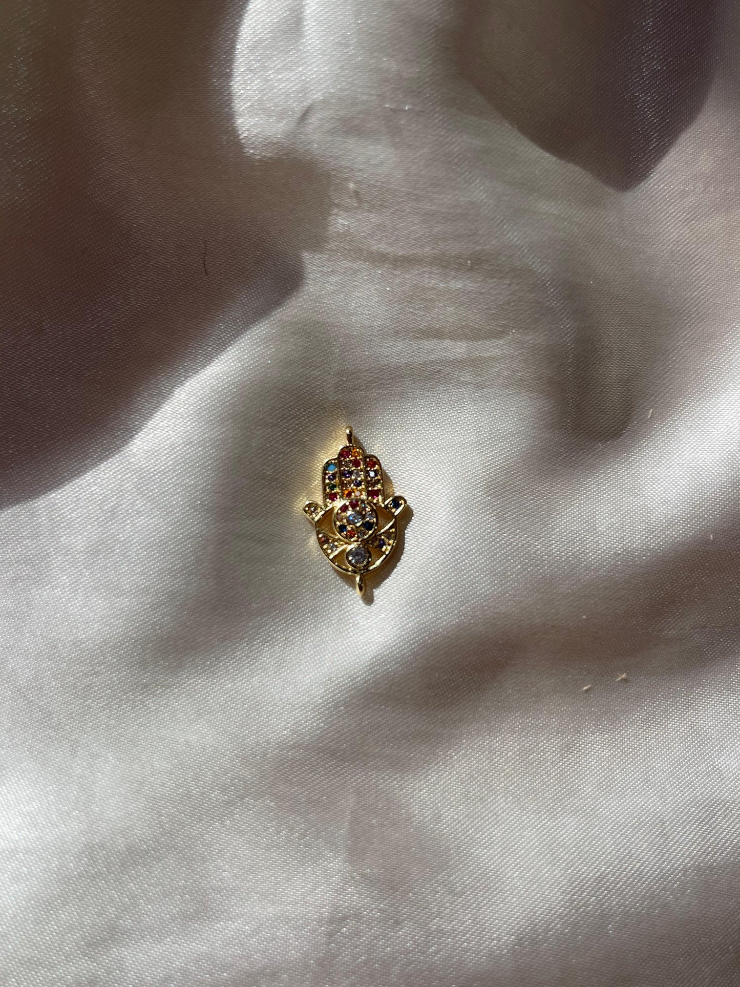 Evil Eye Kaf- Gold Plated Charm