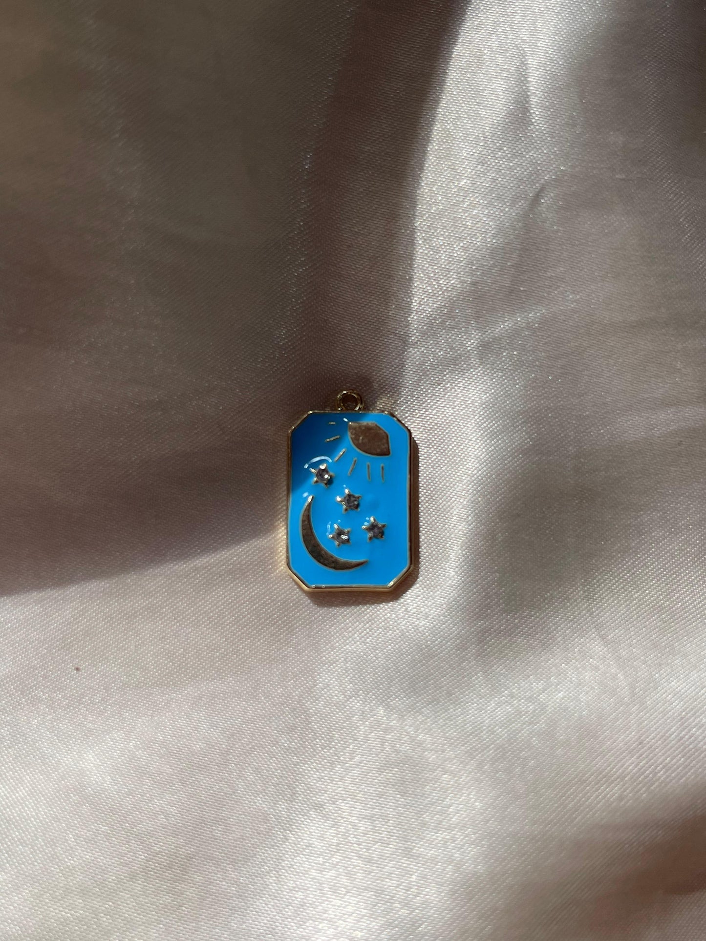 Celestial Evil Eye Charm- Gold Plated