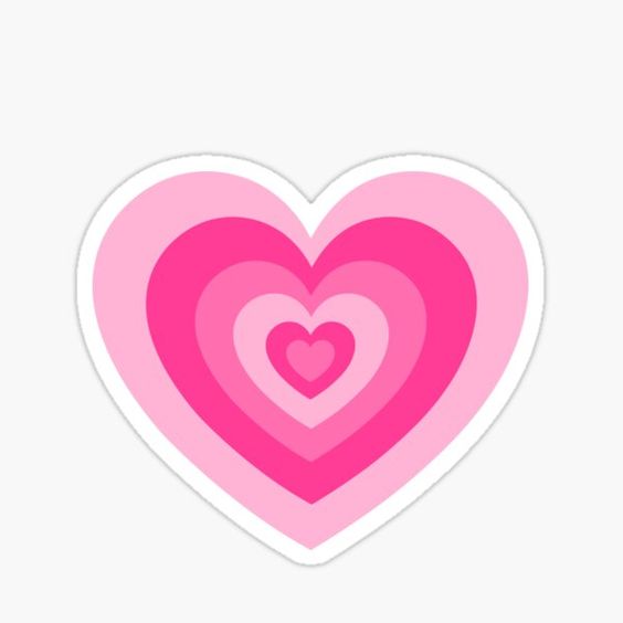 Hearts All Around Sticker