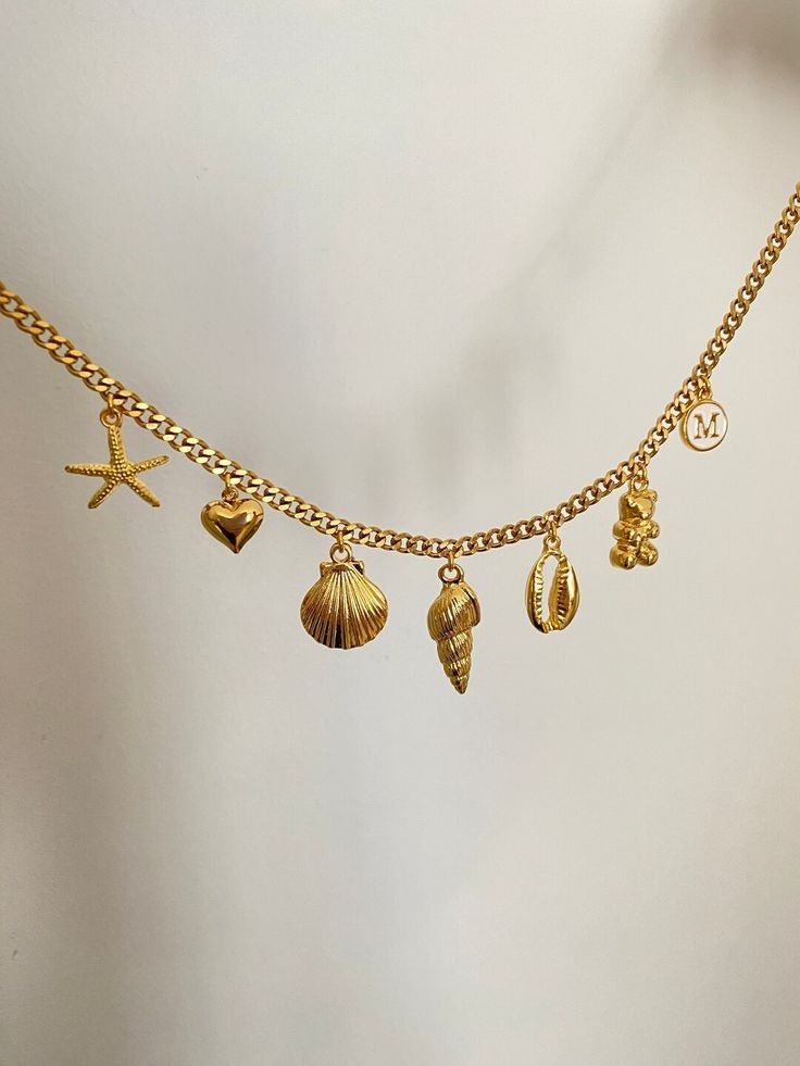 Stainless Steel Shell Charm