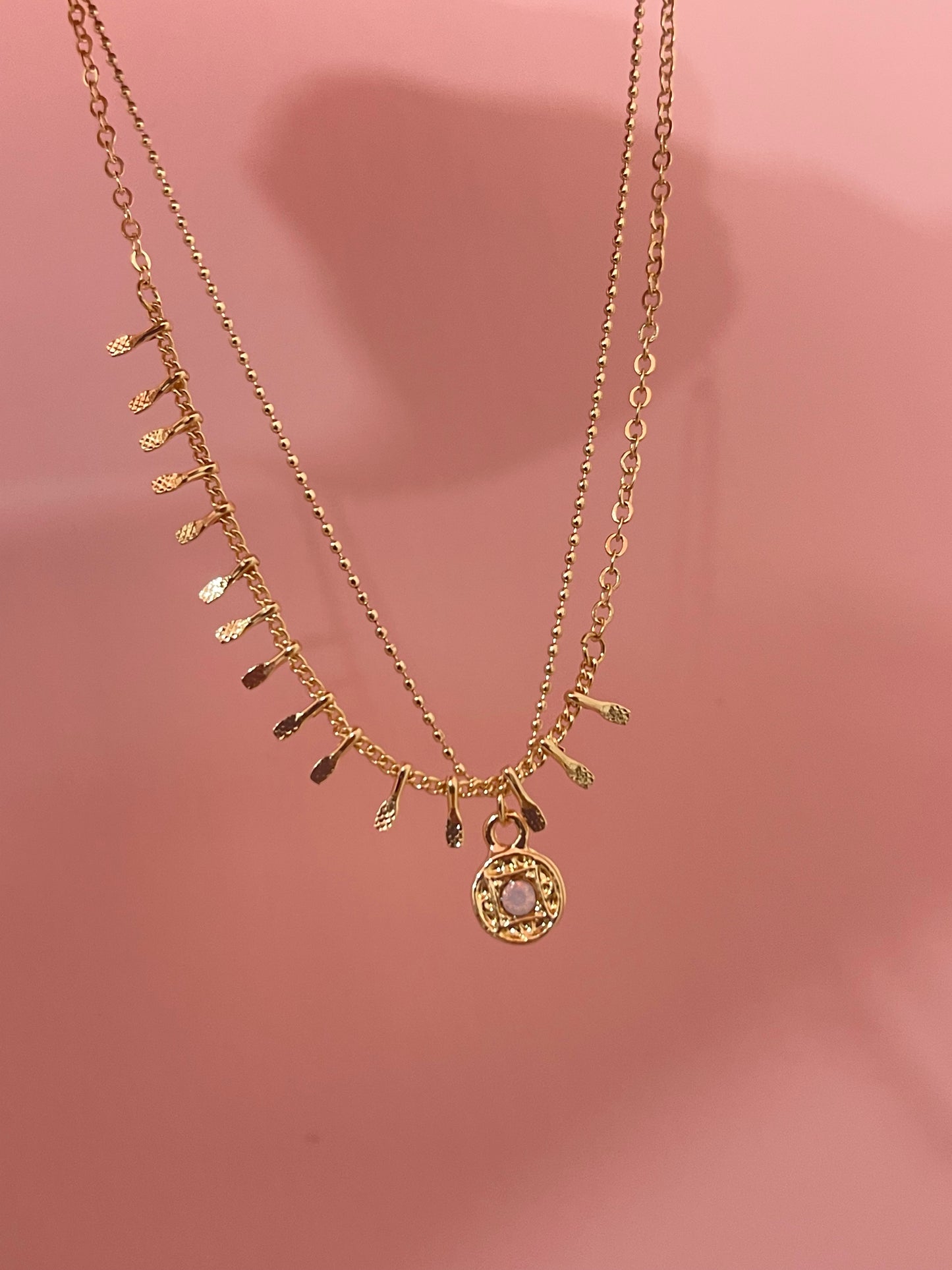 Pink Minimal Anklet
