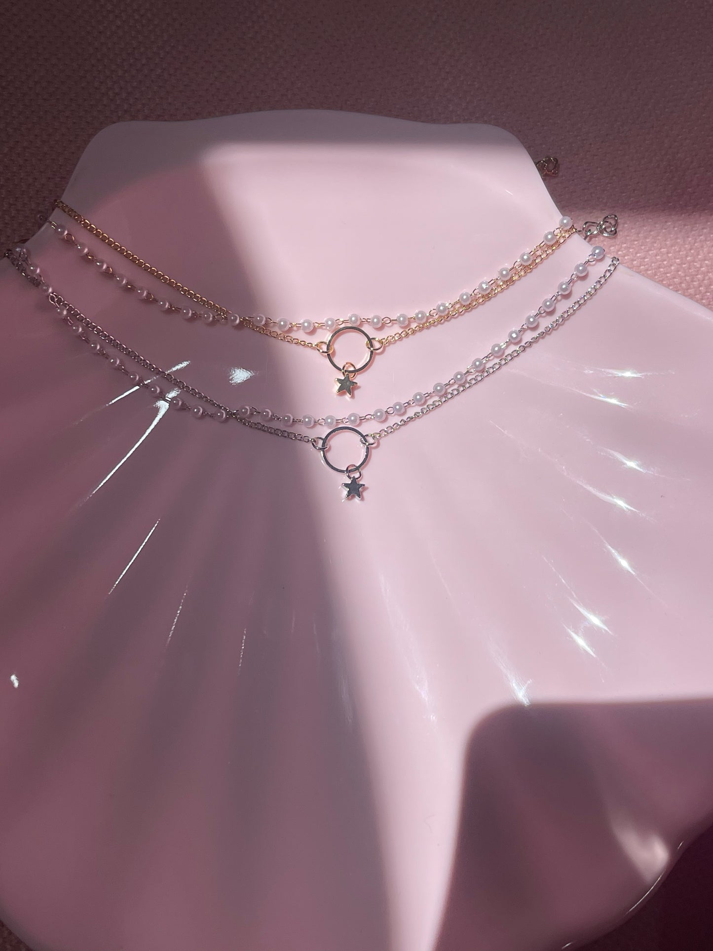 Star Anklet Stack