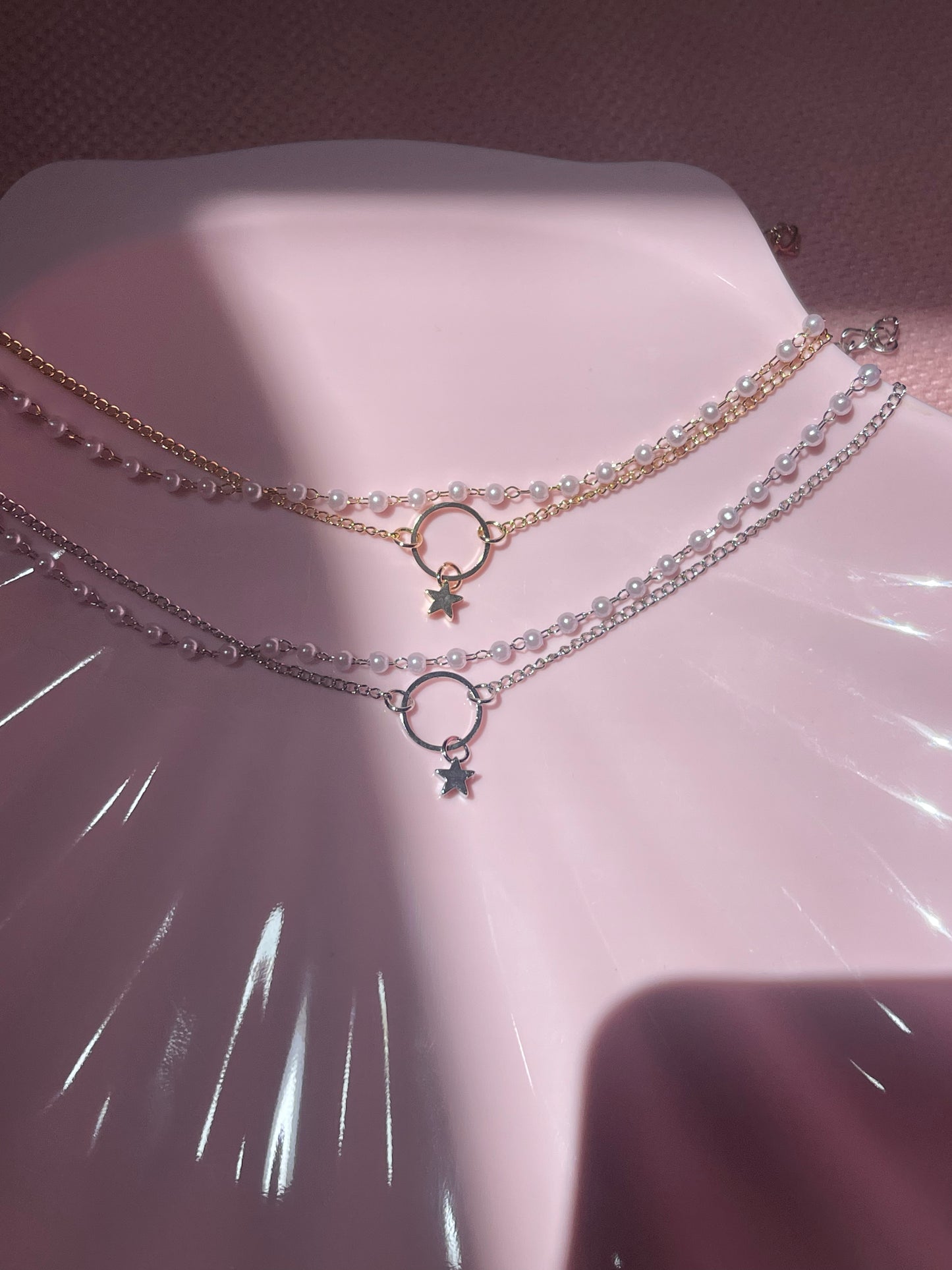 Star Anklet Stack
