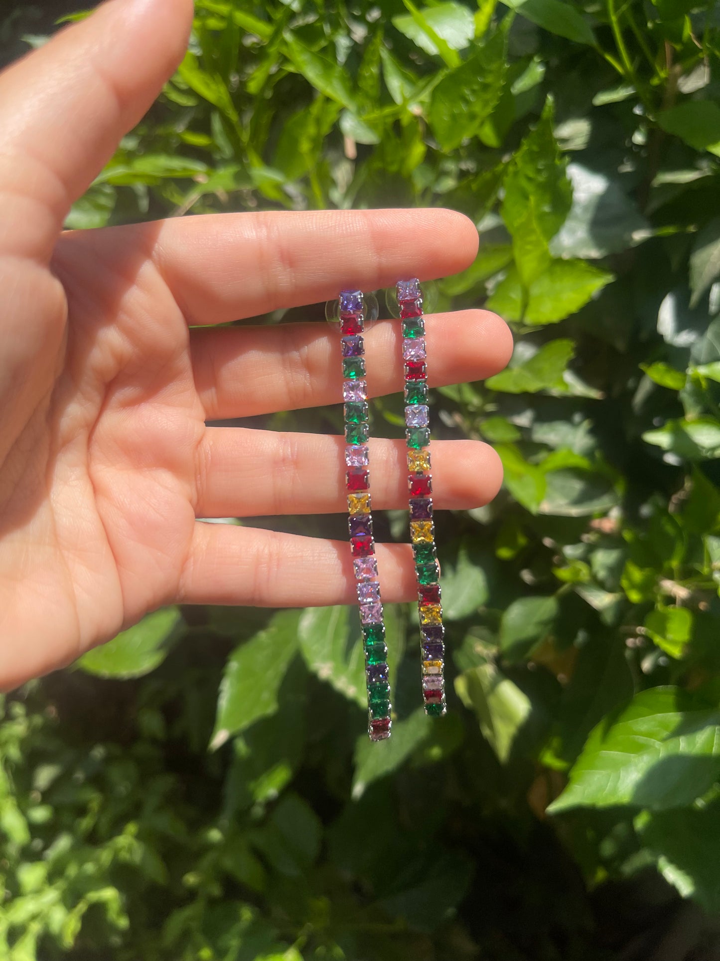 Rainbow Waterfall Earrings