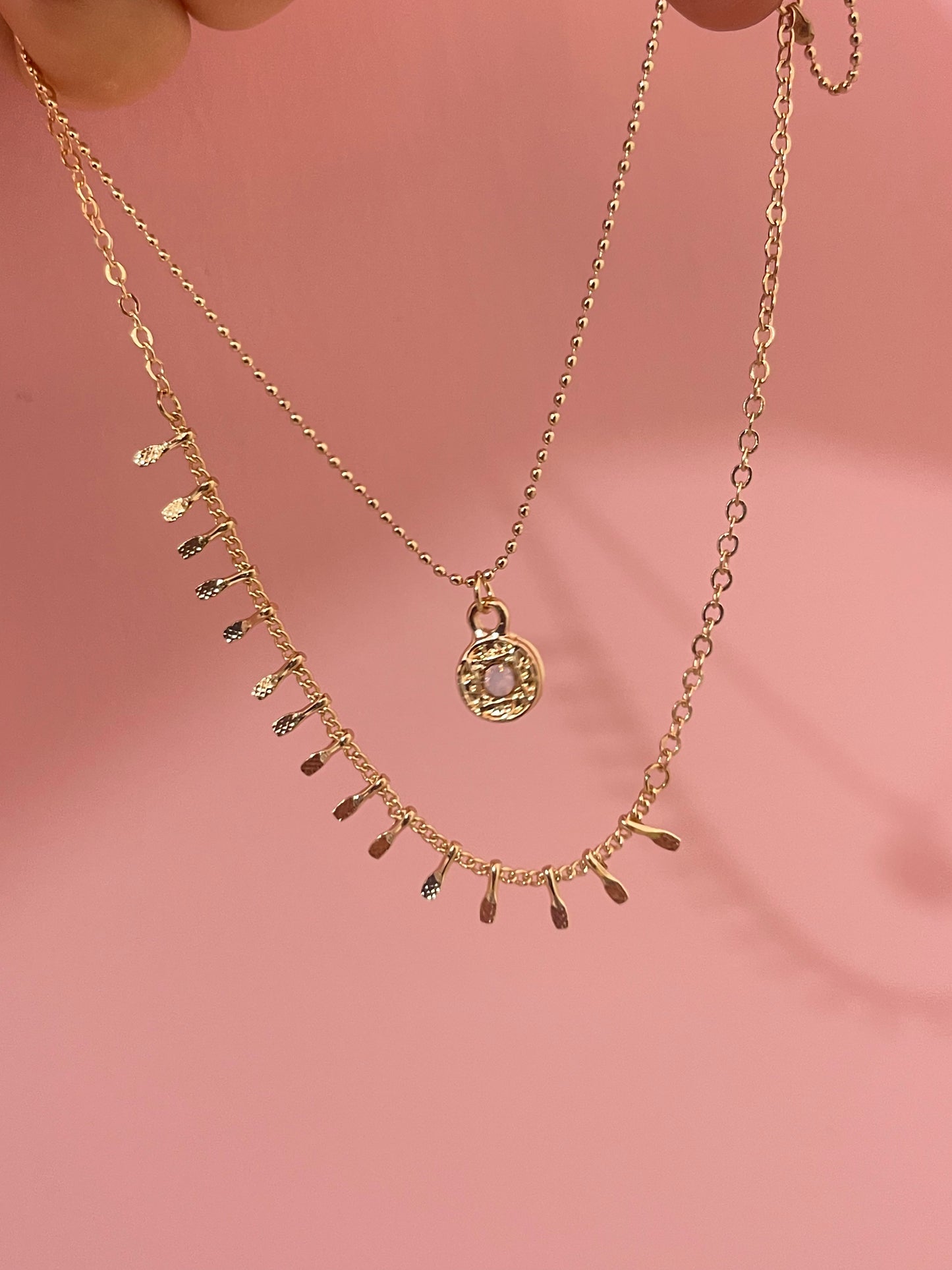 Pink Minimal Anklet