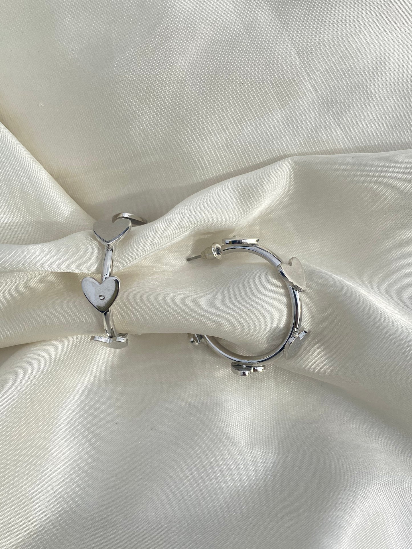 Heart Hoop Earrings