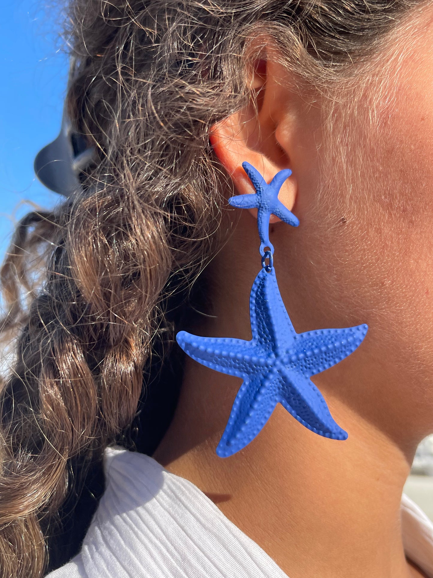 Colorful Starfish Earrings