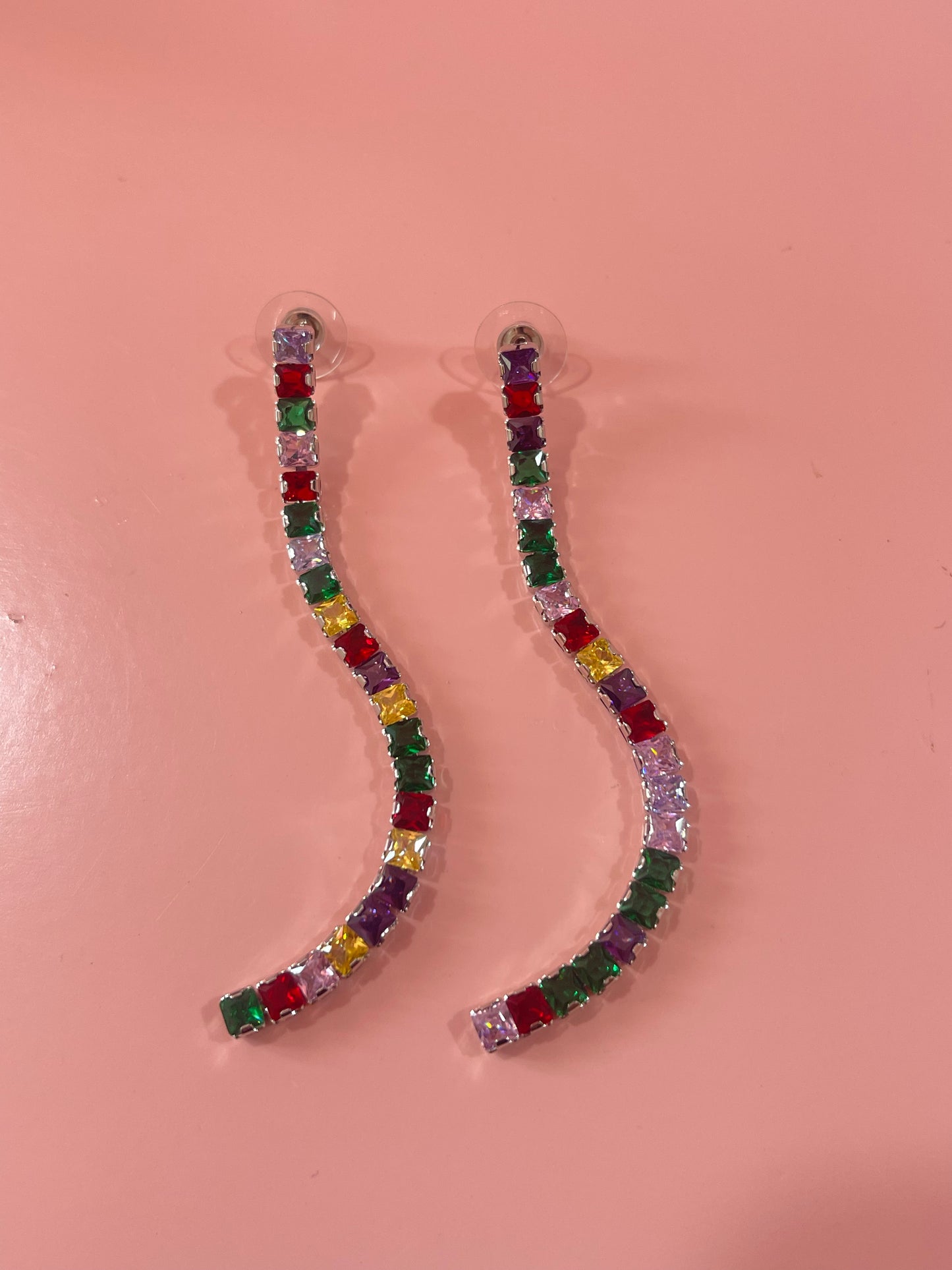 Rainbow Waterfall Earrings