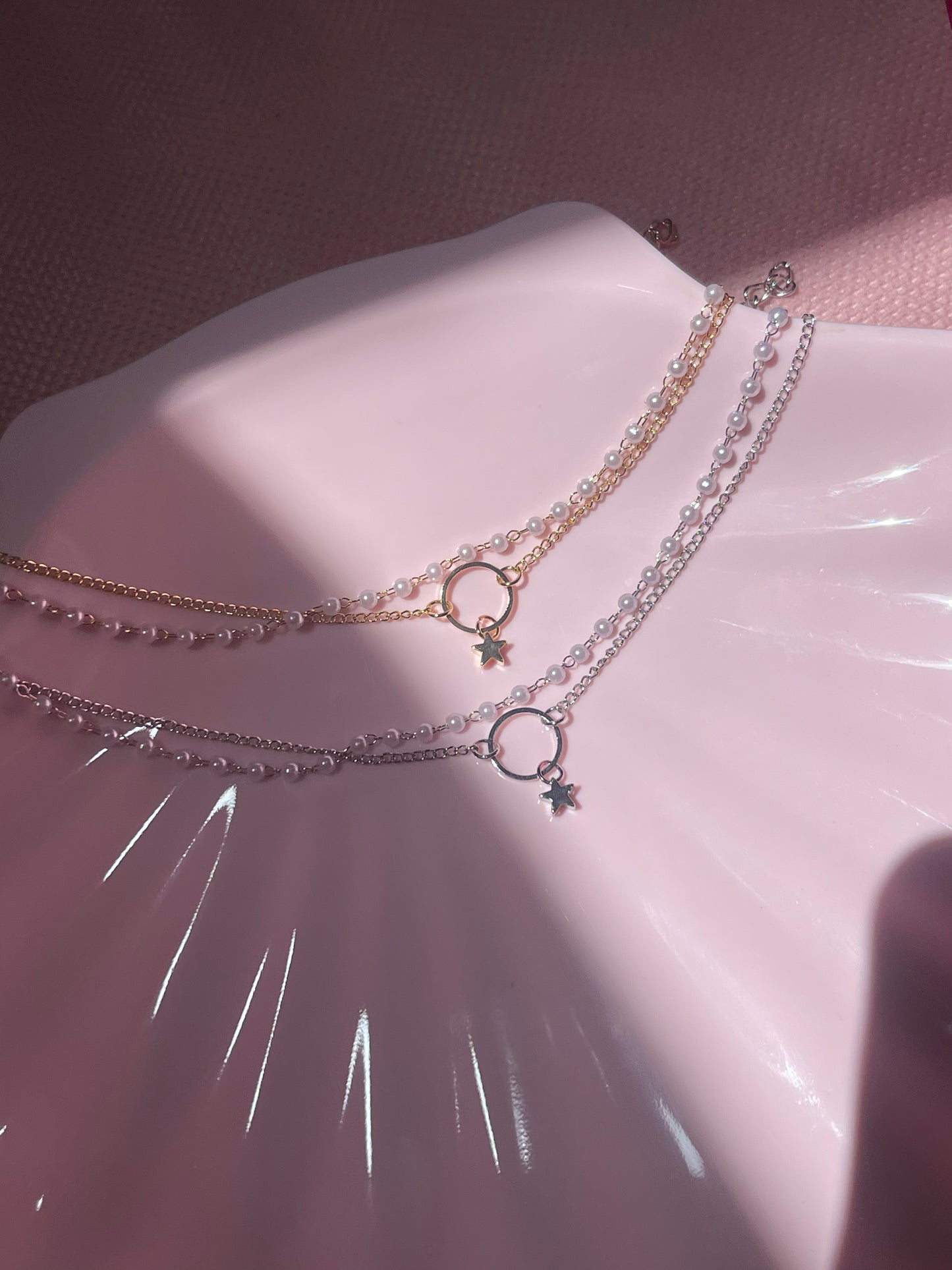 Star Anklet Stack