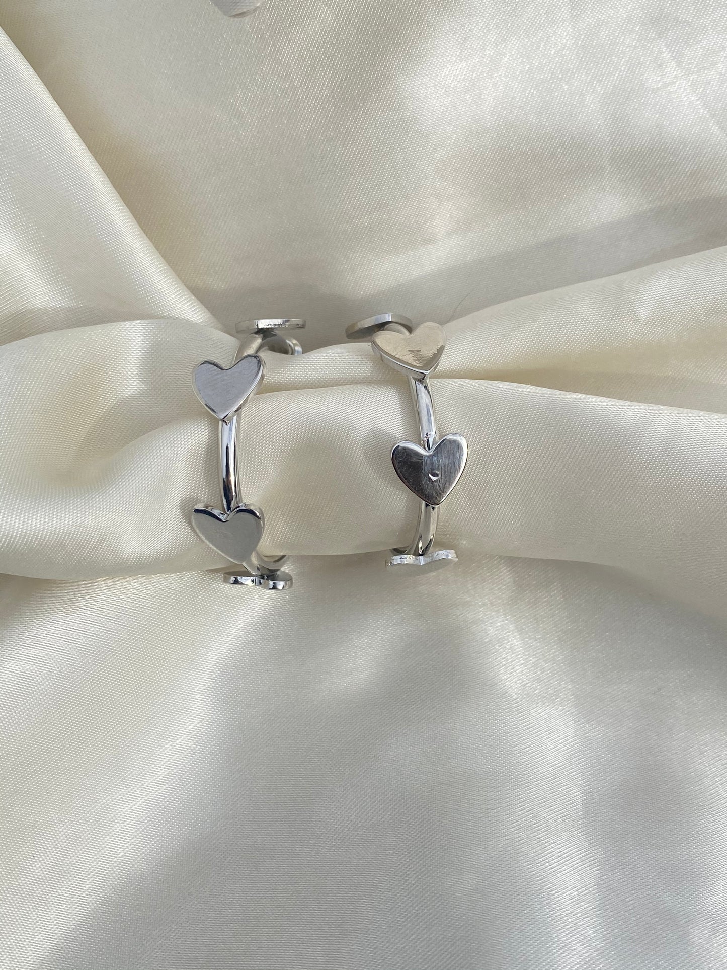Heart Hoop Earrings