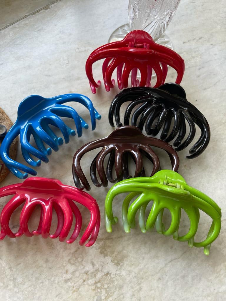 Rainbow Claw Clips