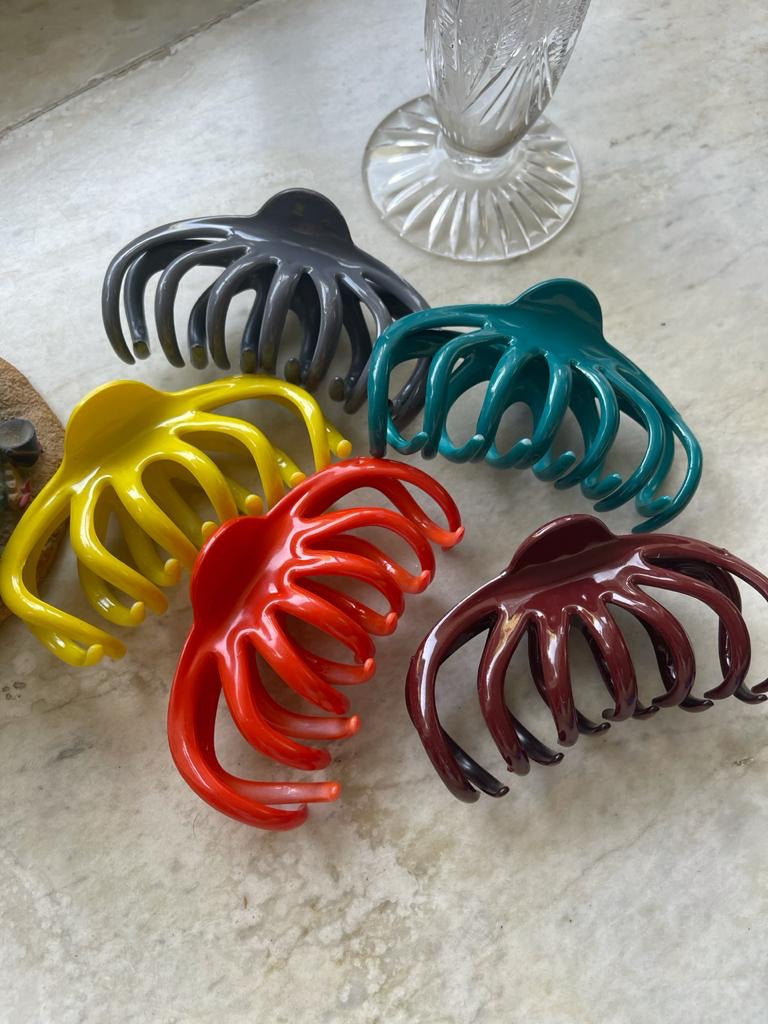 Rainbow Claw Clips