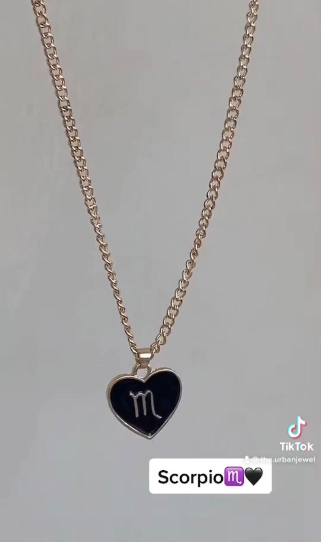 Zodiac Heart Necklace