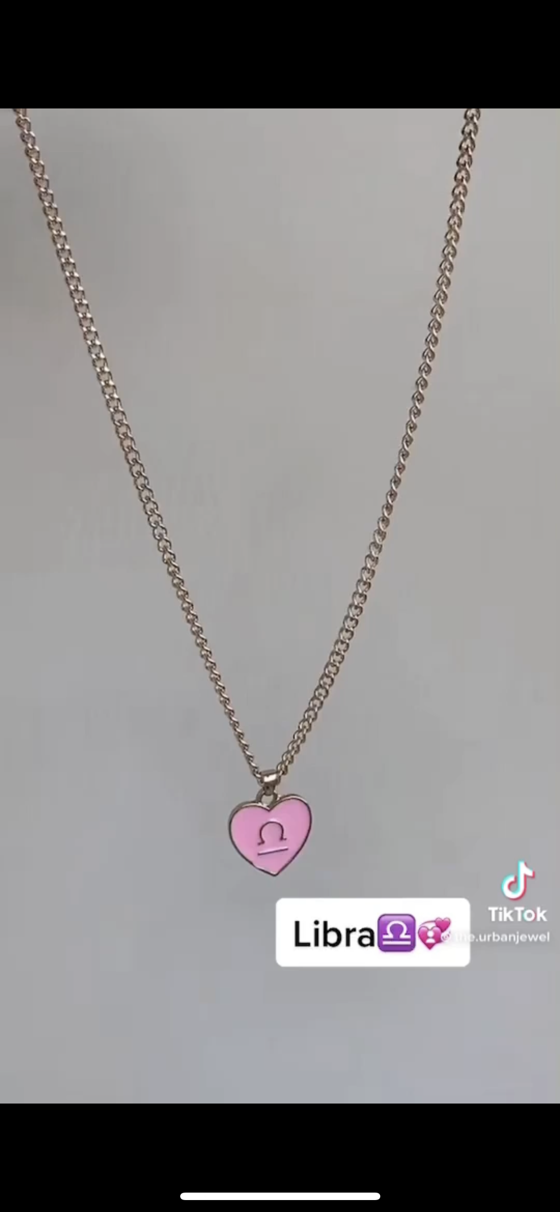 Zodiac Heart Necklace