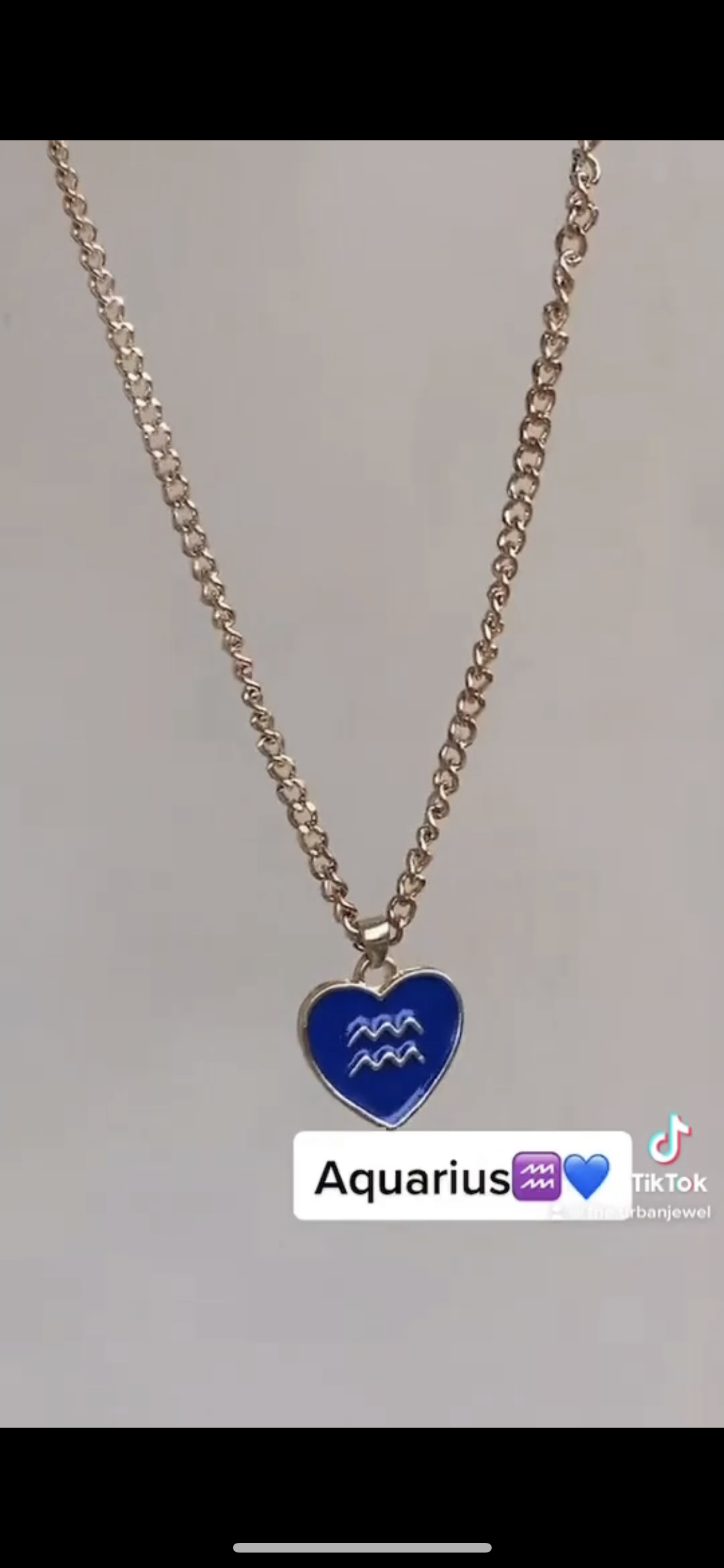 Zodiac Heart Necklace