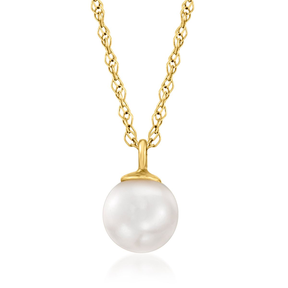 Pearl Necklace- Stainless Steel