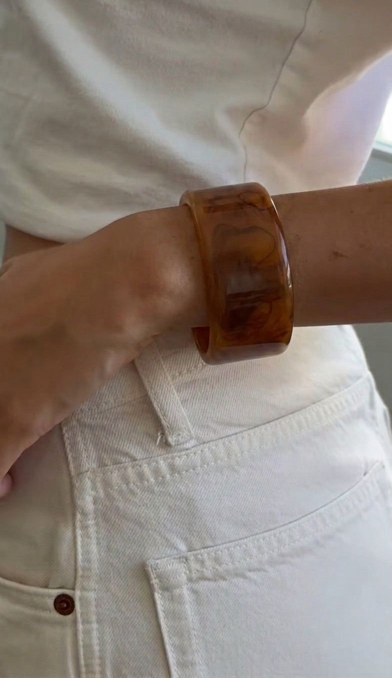 Acrylic Chunky Bangle