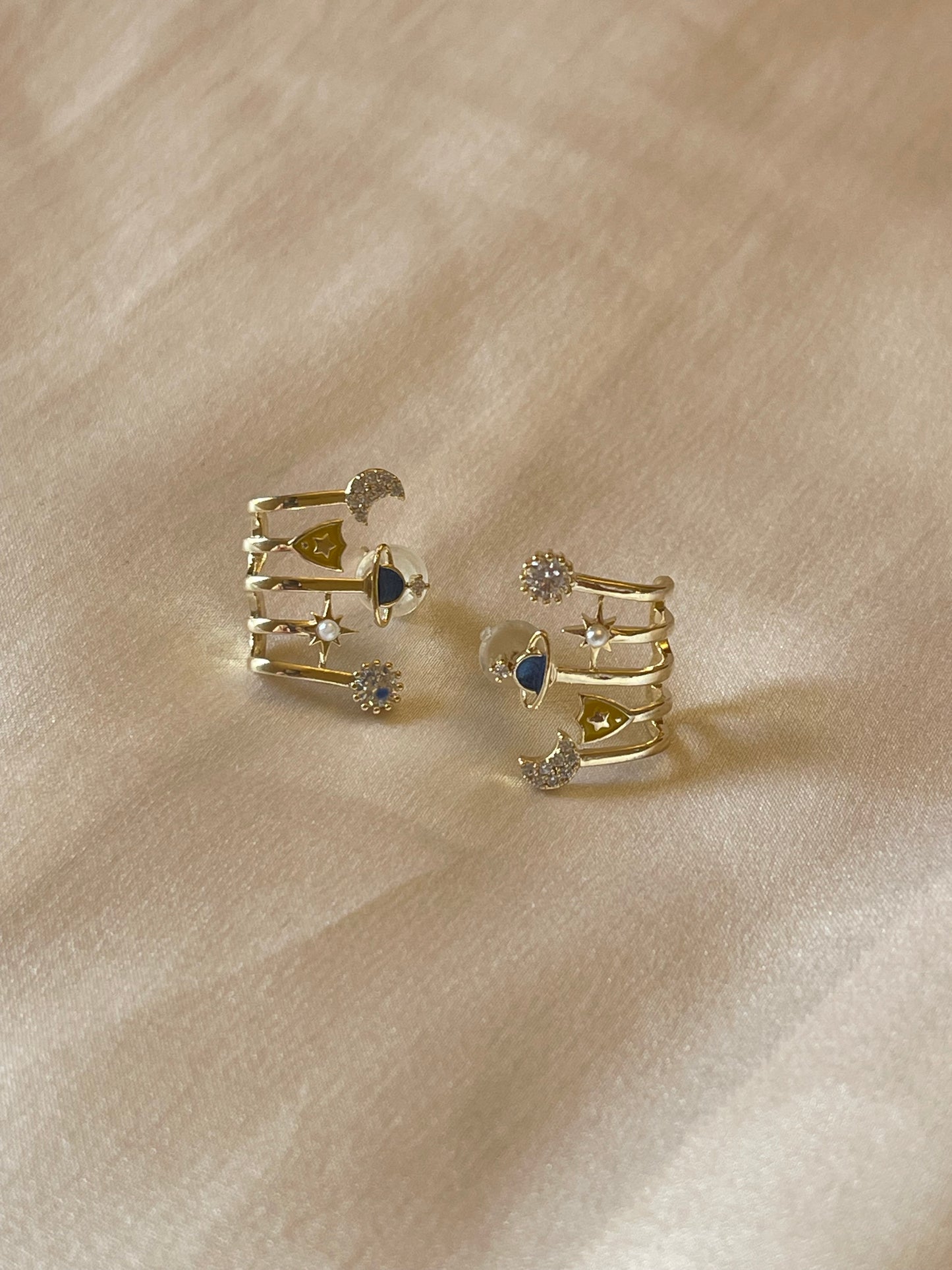 Dainty Galaxy Earrings